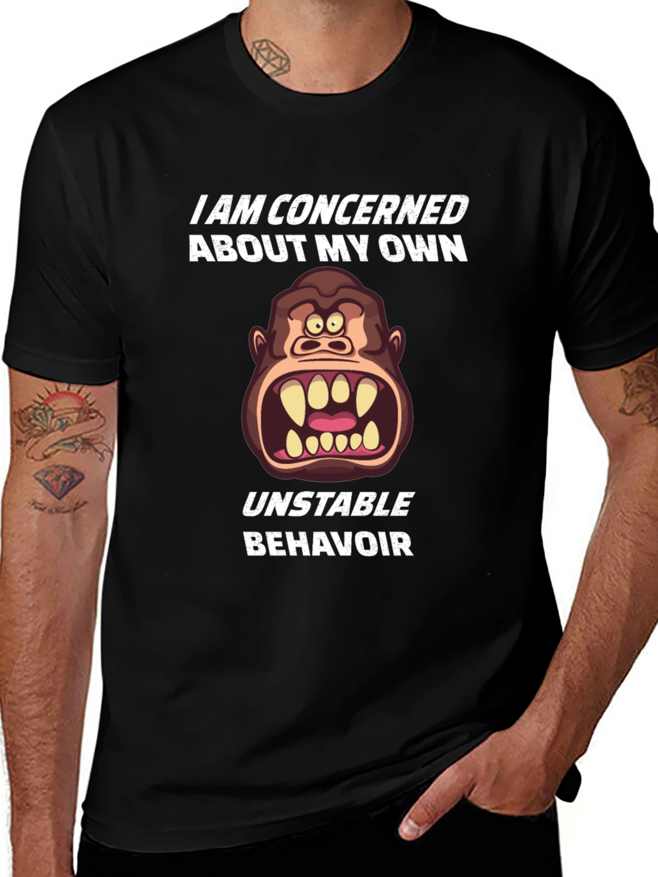 Concerned Gorilla T-Shirt