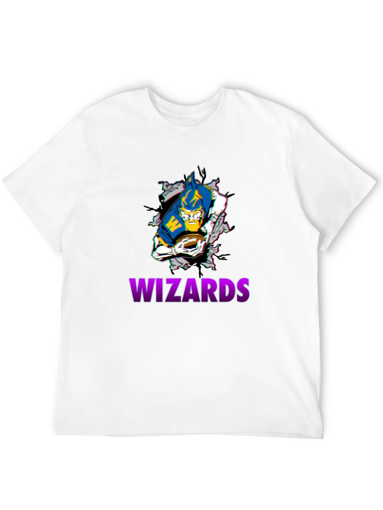 Wizards Football Graphic Tee - Black