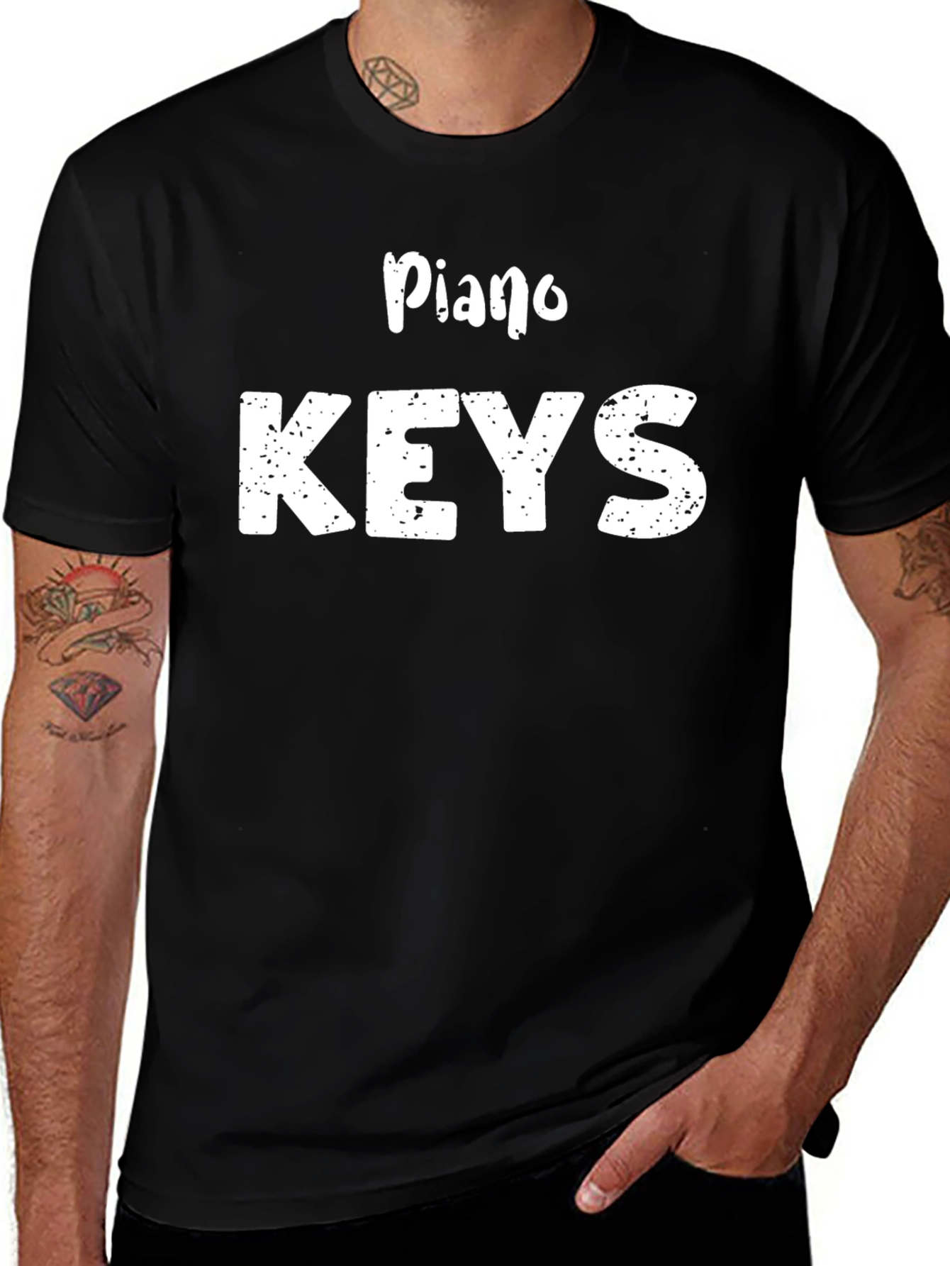 Piano Keys Graphic T-Shirt - Musician Apparel