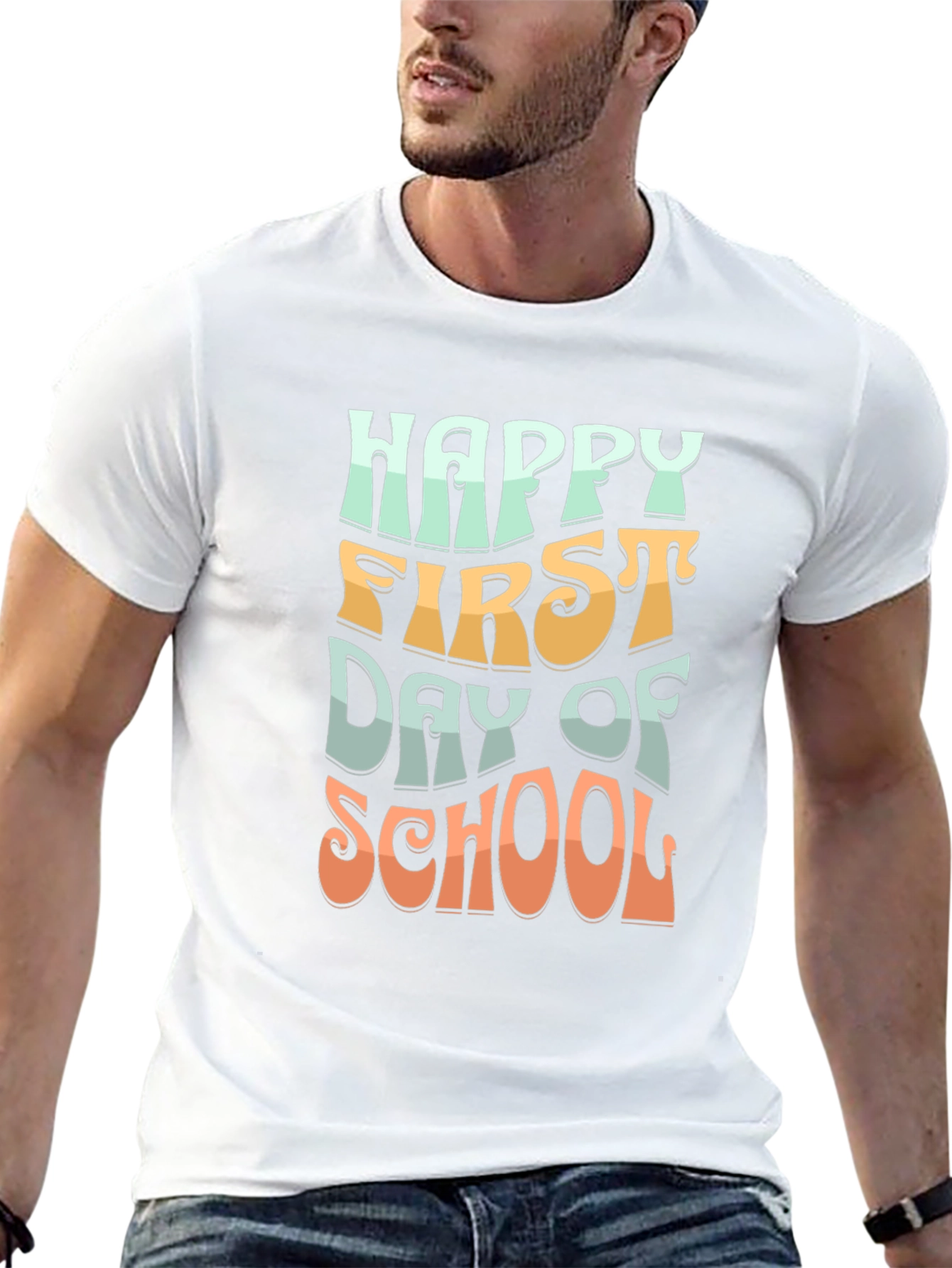 Happy First Day of School Graphic T-Shirt
