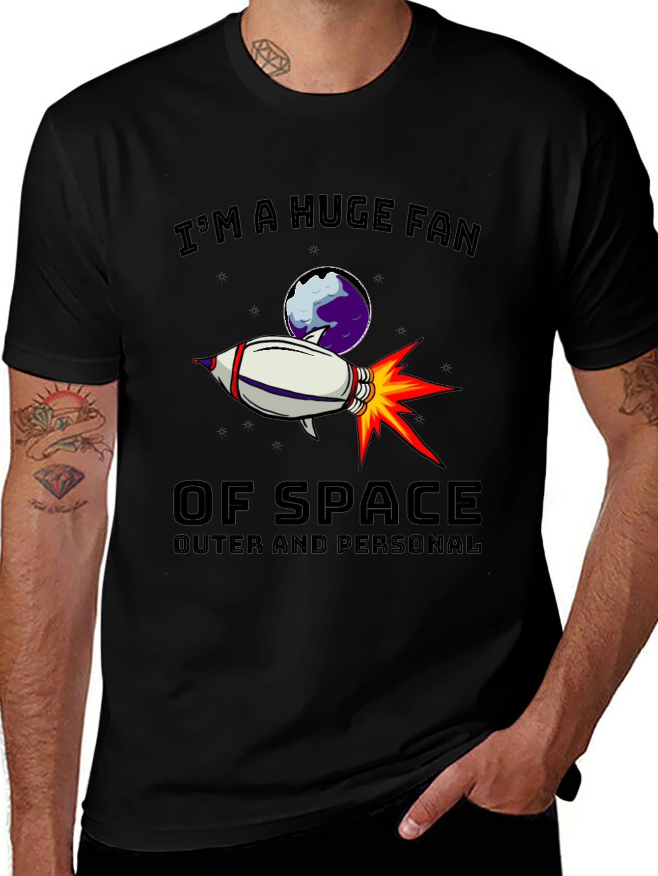 Im a Huge Fan of Space Graphic Tee