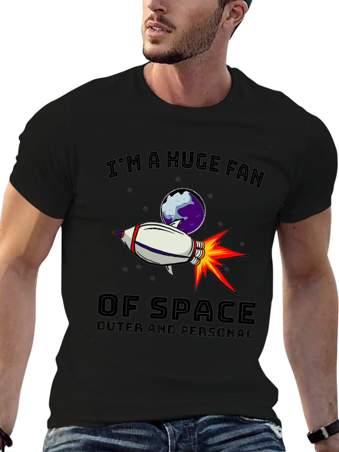 Im a Huge Fan of Space Graphic Tee