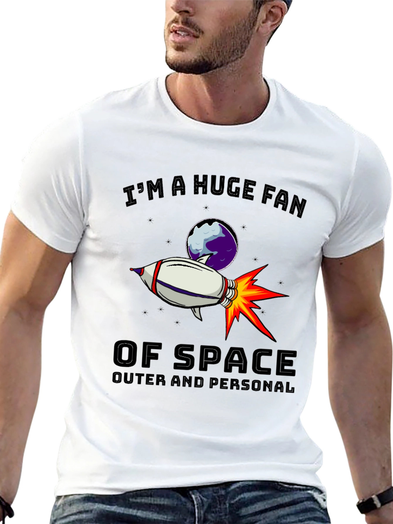 Im a Huge Fan of Space Graphic Tee
