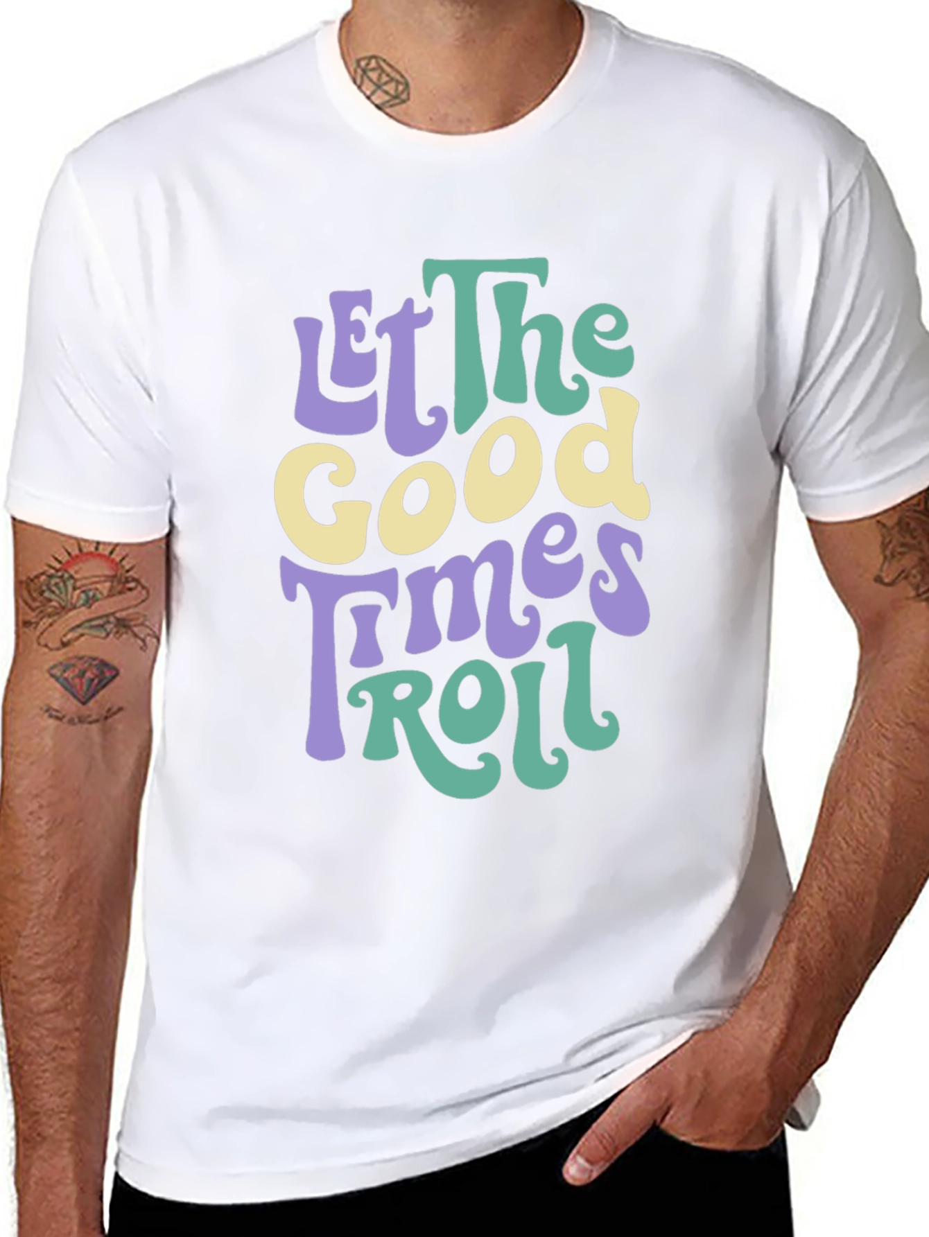 Retro Let the Good Times Roll Graphic Tee