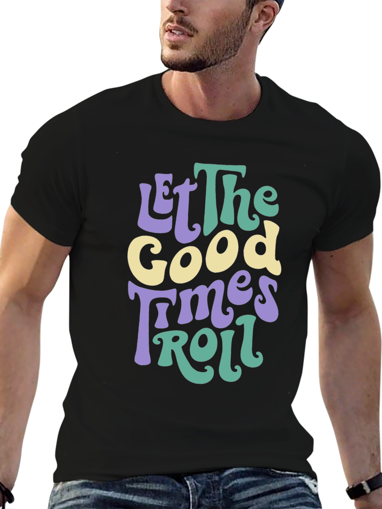 Retro Let the Good Times Roll Graphic Tee