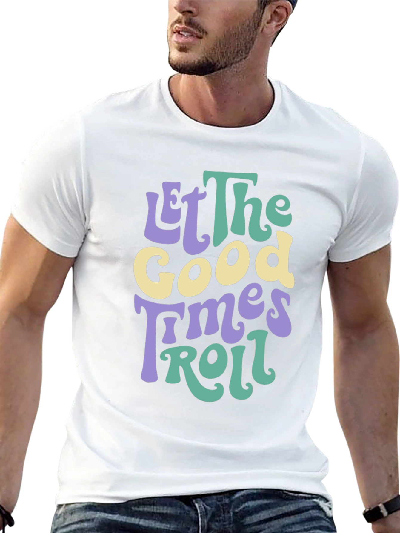 Retro Let the Good Times Roll Graphic Tee