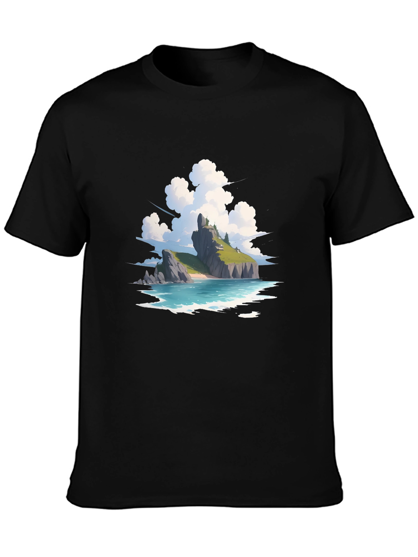 Island Vista Graphic Tee - Relaxed Fit