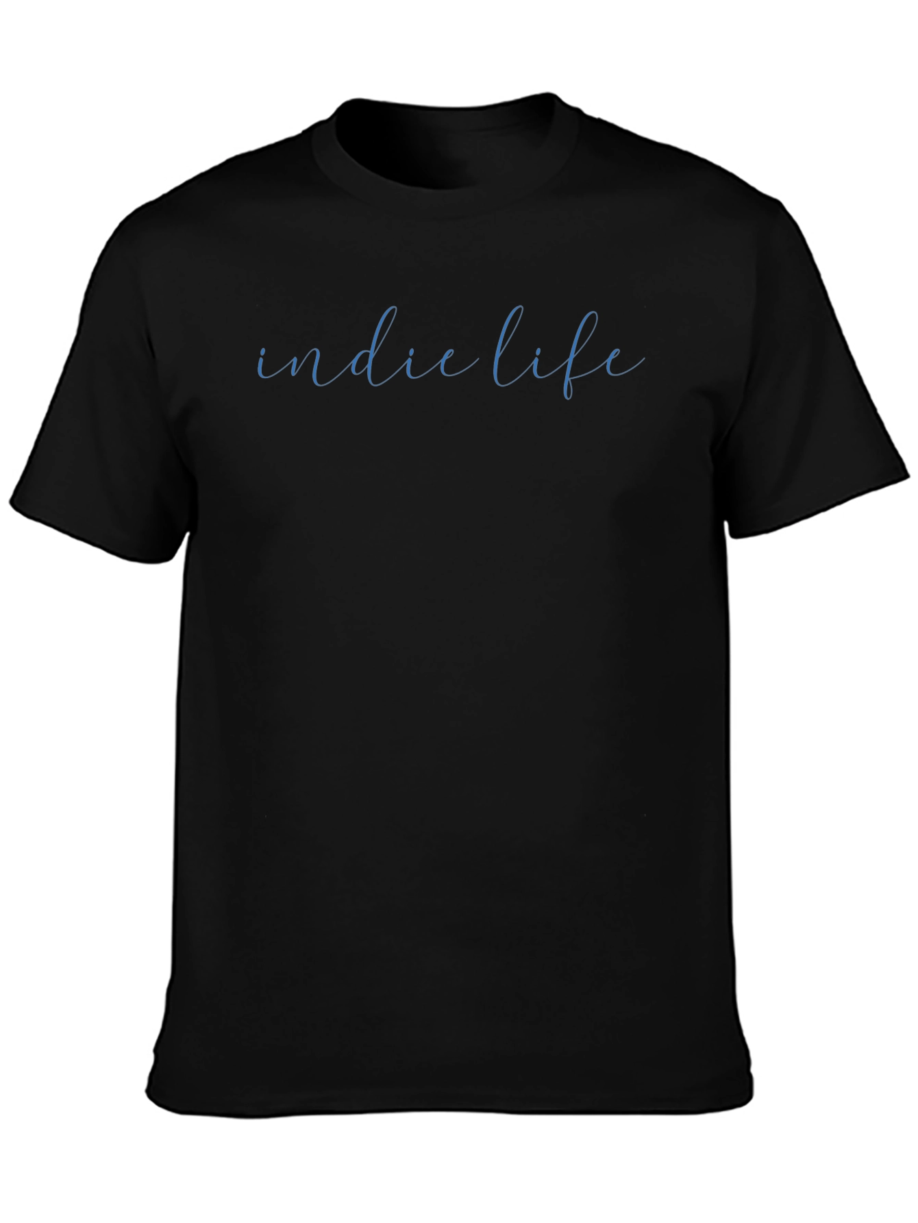 Indie Life Graphic Tee - Stylish Crew Neck T-Shirt