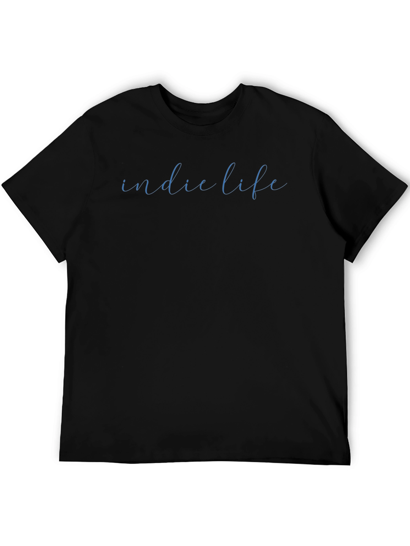 Indie Life Graphic Tee - Stylish Crew Neck T-Shirt