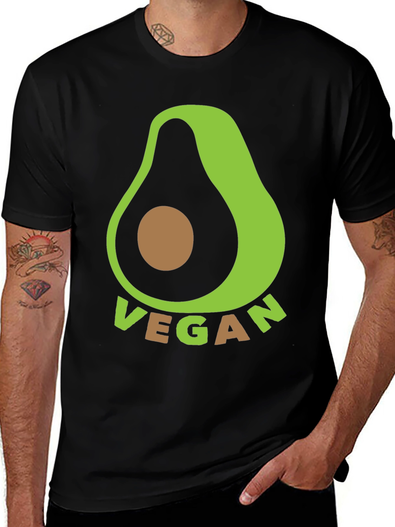 Vegan Avocado T-Shirt - Stylish & Comfortable