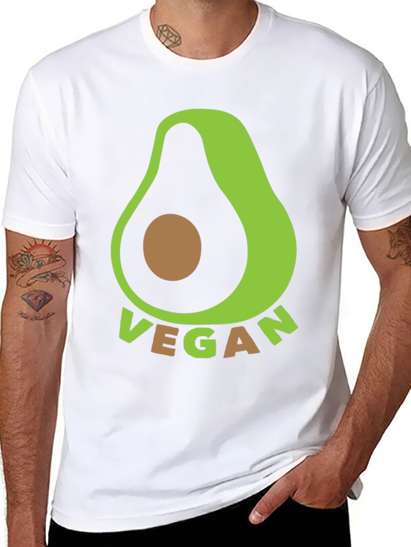 Vegan Avocado T-Shirt - Stylish & Comfortable