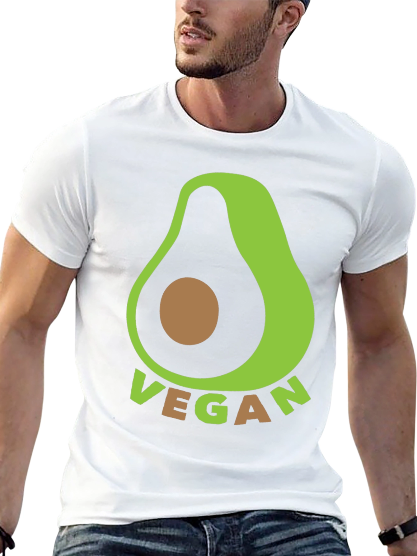 Vegan Avocado T-Shirt - Stylish & Comfortable