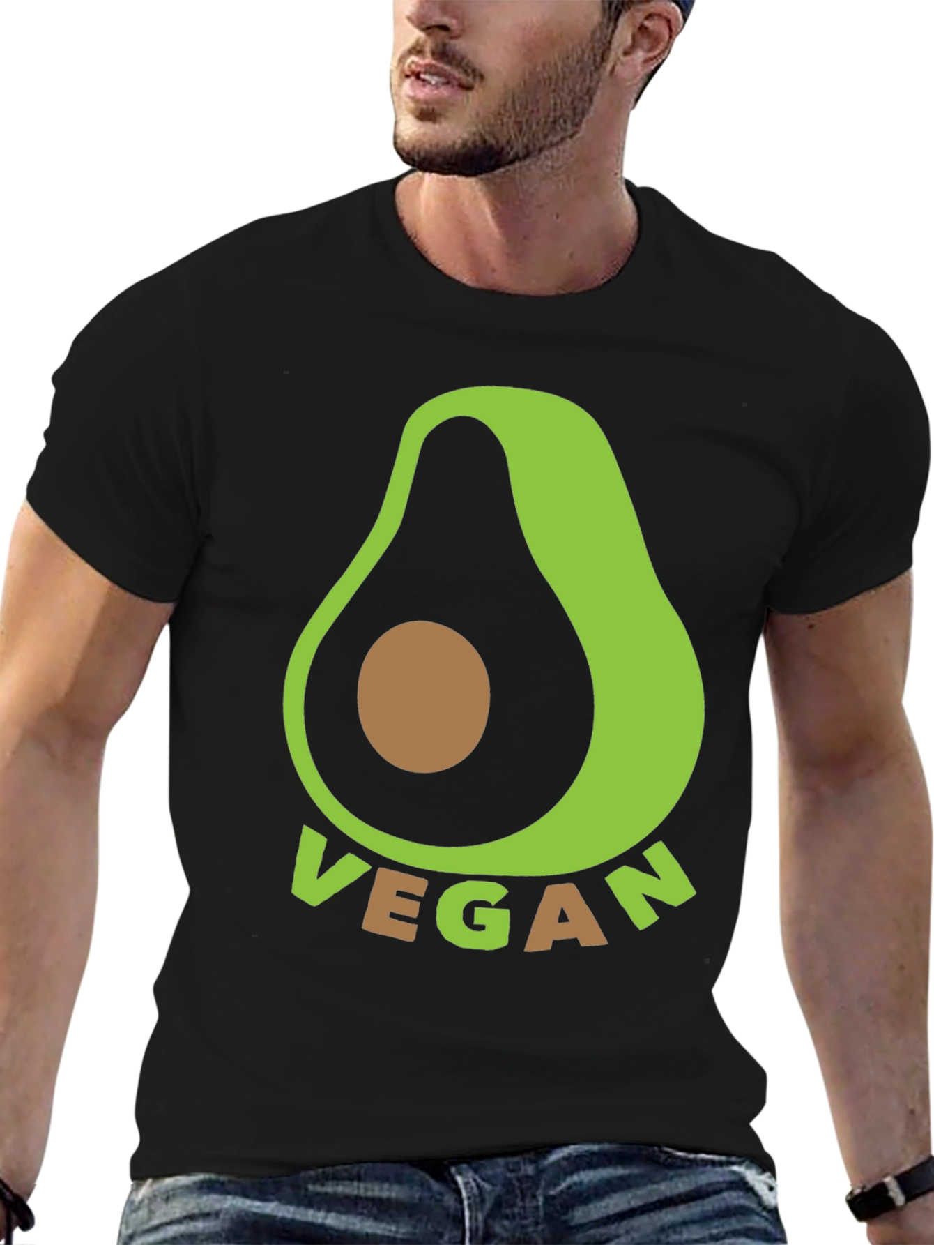 Vegan Avocado T-Shirt - Stylish & Comfortable