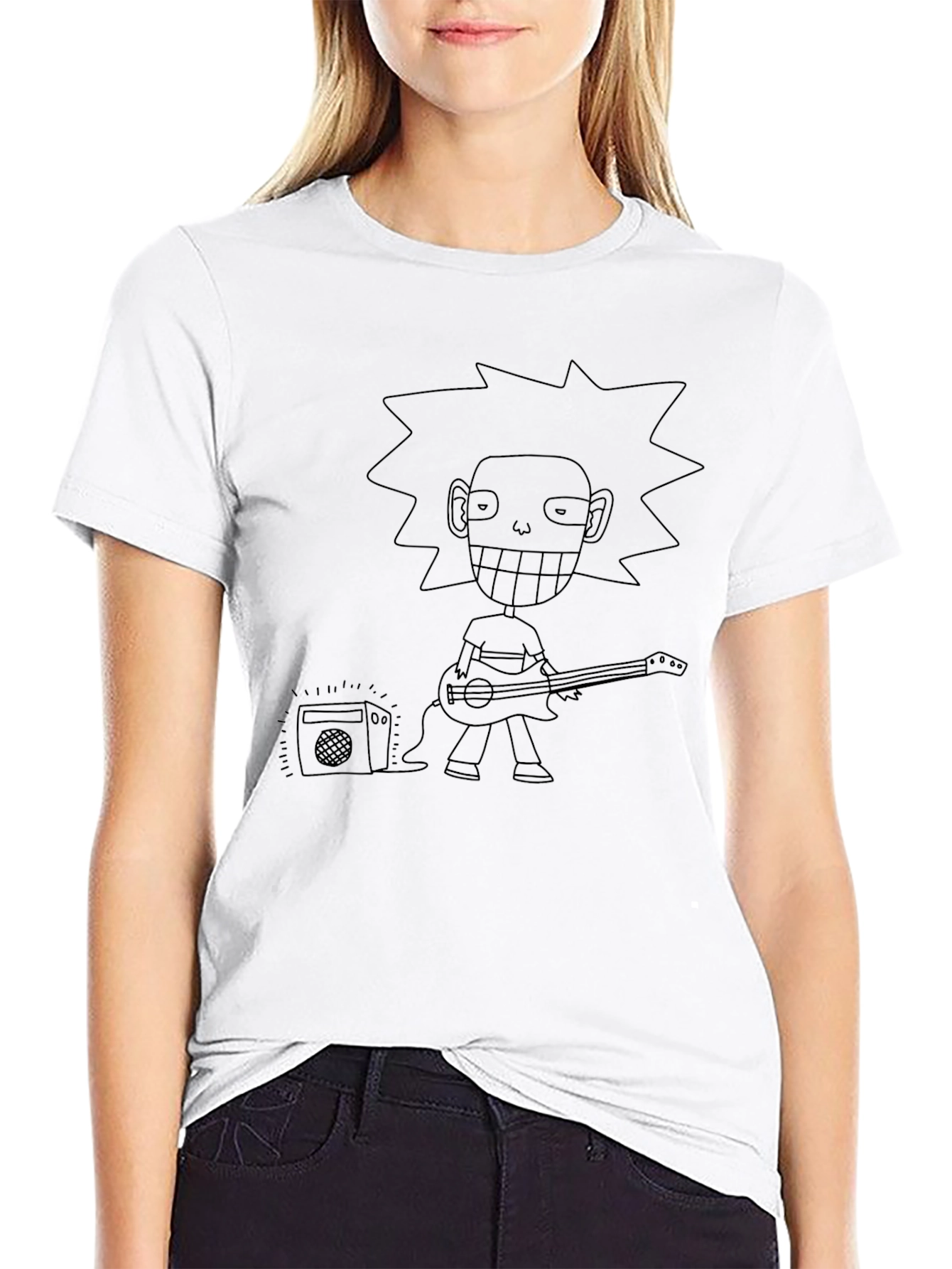 Cartoon Rocker Graphic Tee