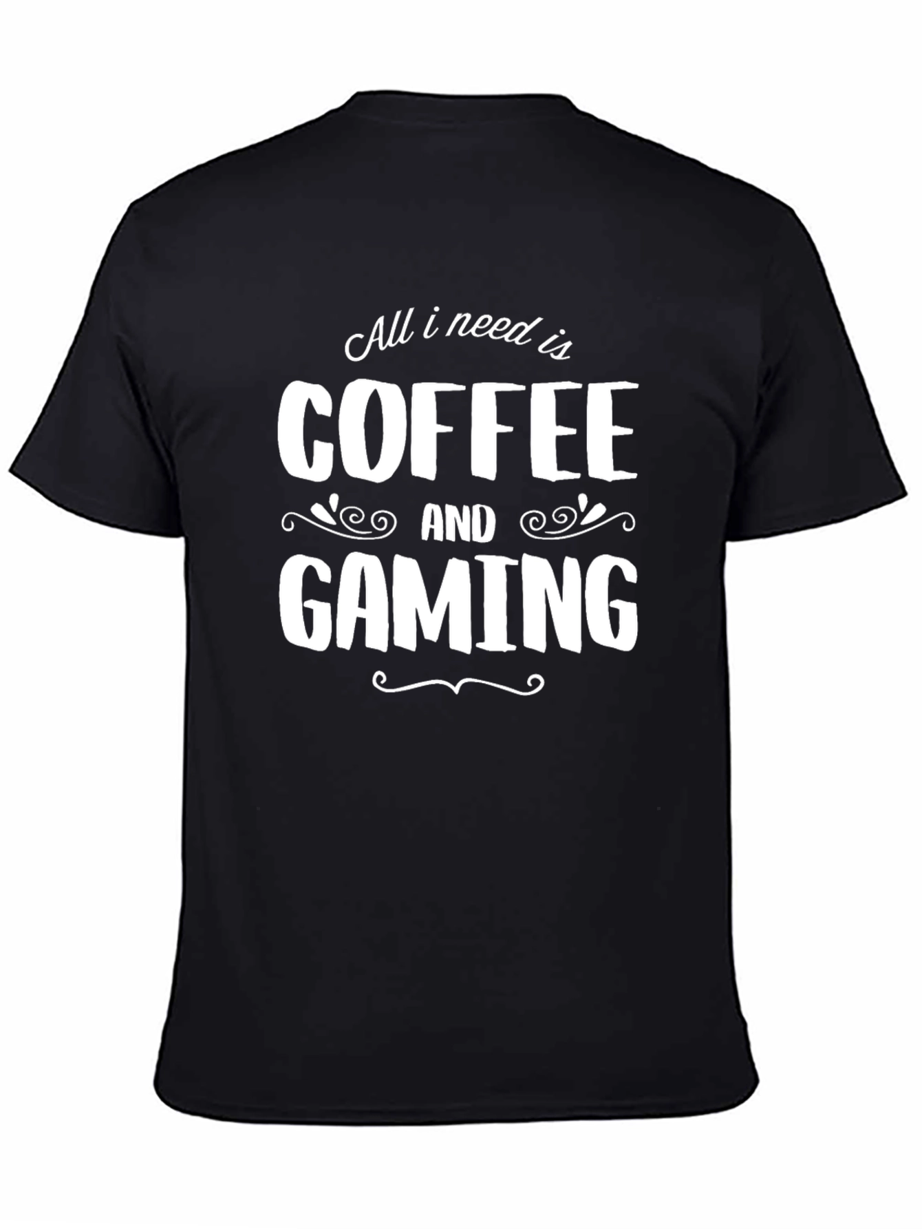 Coffee and Gaming T-Shirt - Gamer Apparel