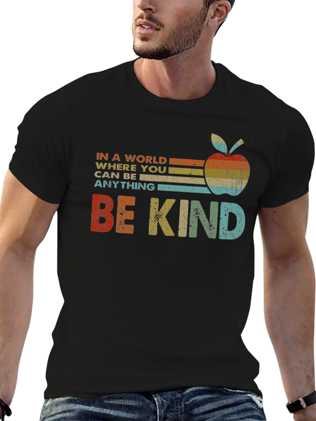 Be Kind Apple Graphic Tee