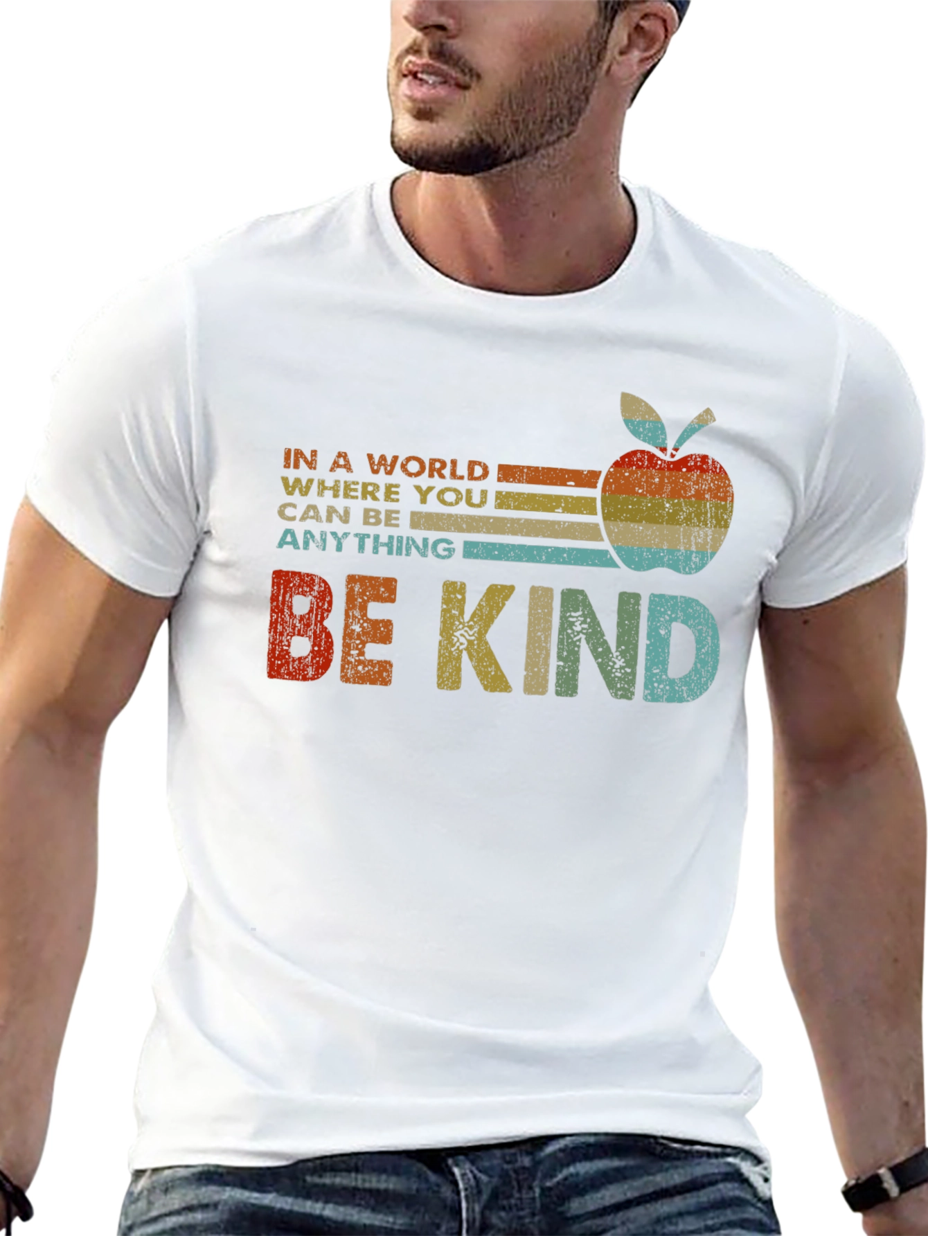 Be Kind Apple Graphic Tee