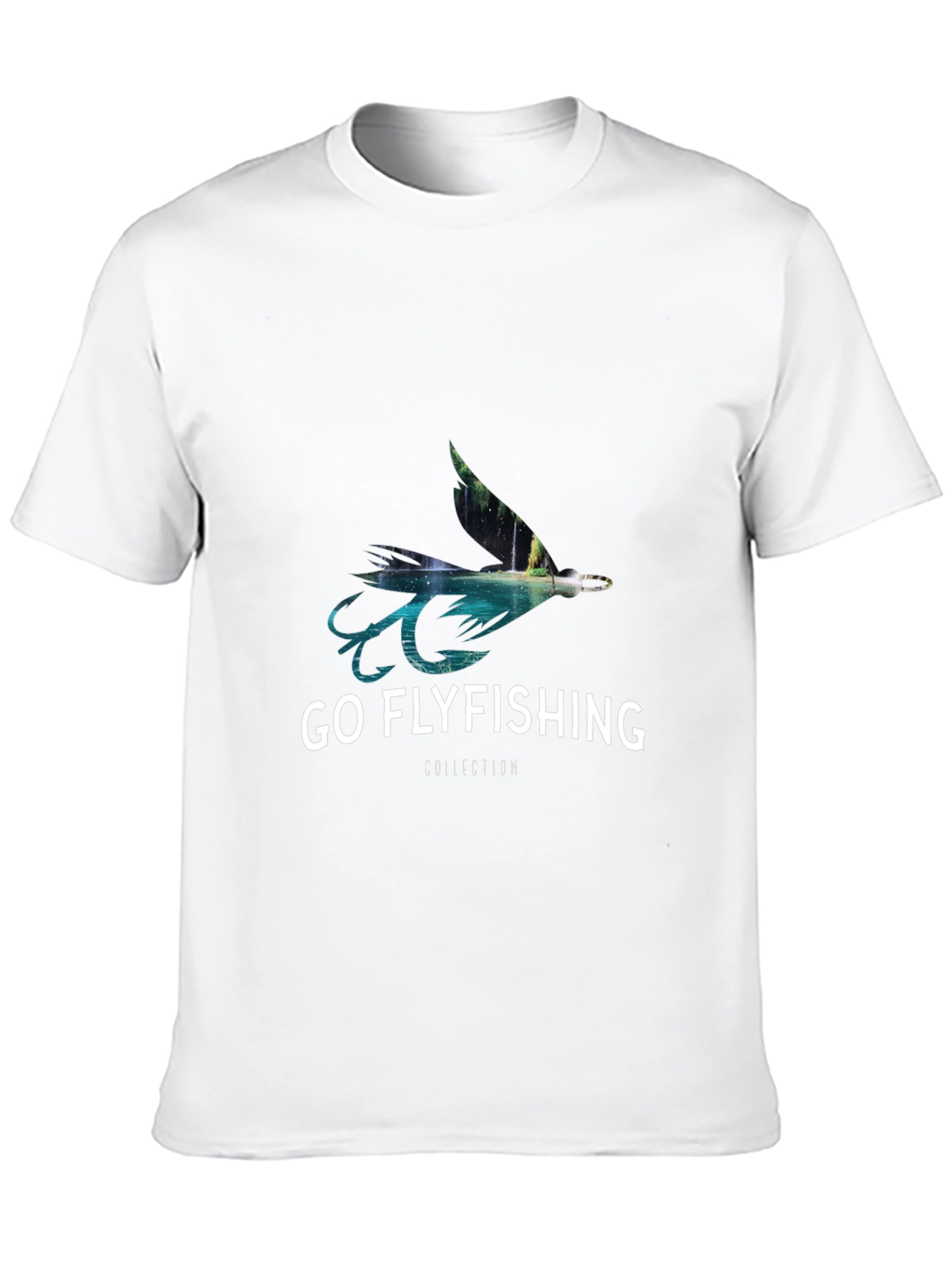 Go Flyfishing T-Shirt - Nature Collection