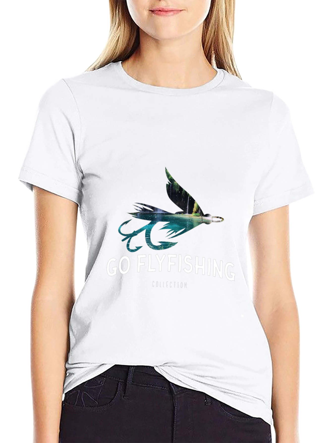 Go Flyfishing T-Shirt - Nature Collection
