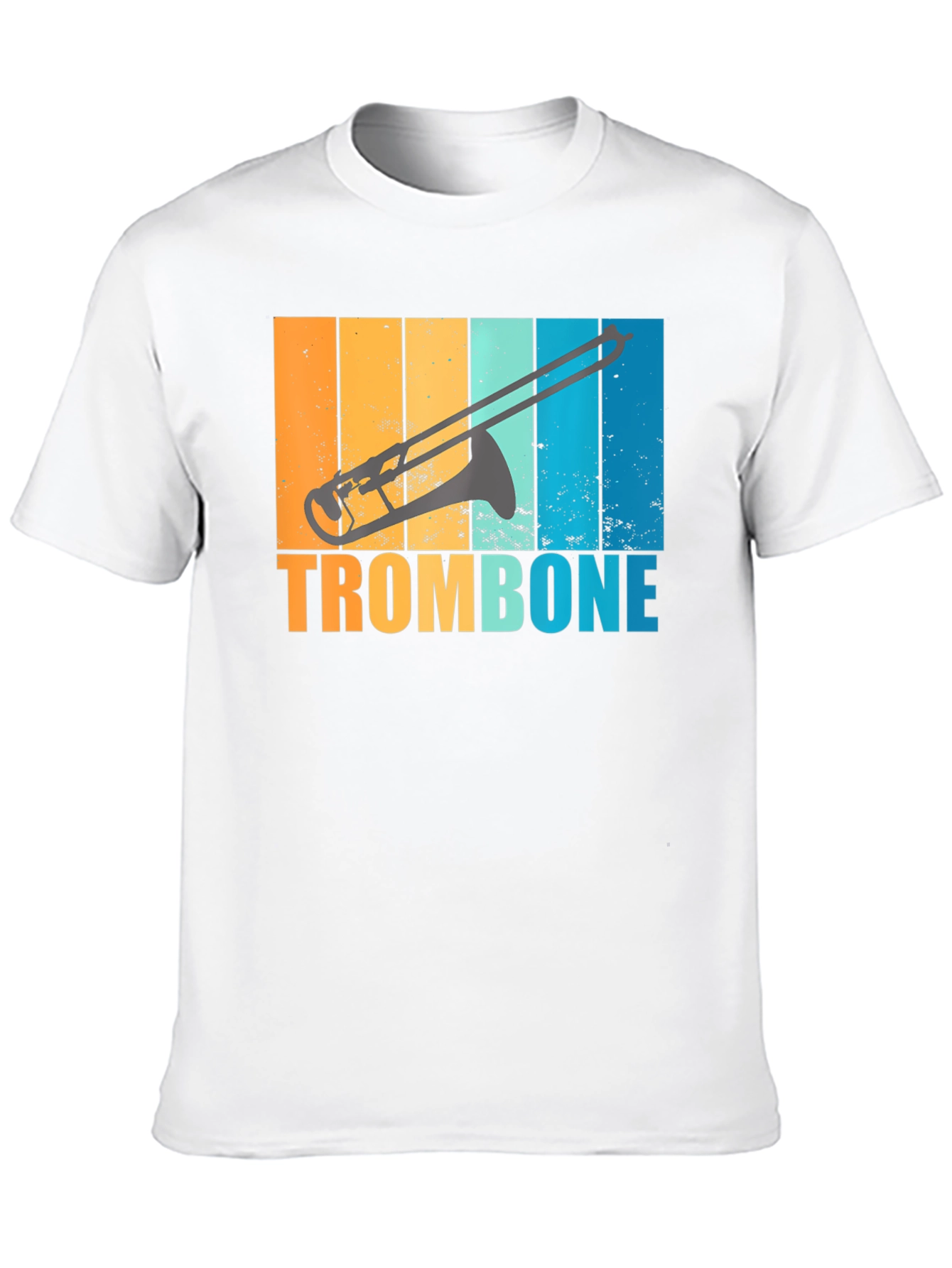 Retro Trombone T-Shirt: Music Lovers Style
