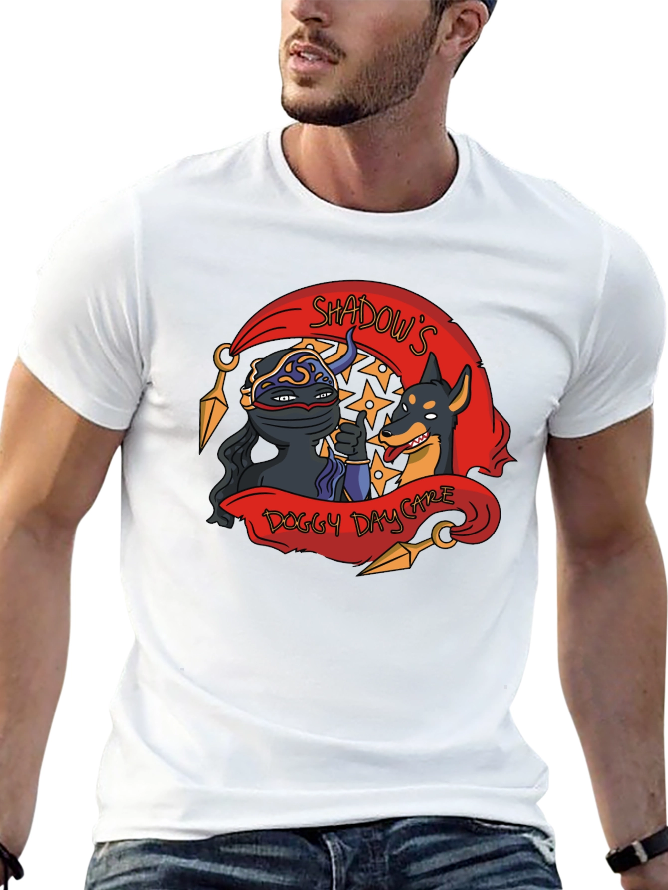 Shadows Doggy Daycare T-Shirt - Funny Dog Lover Tee