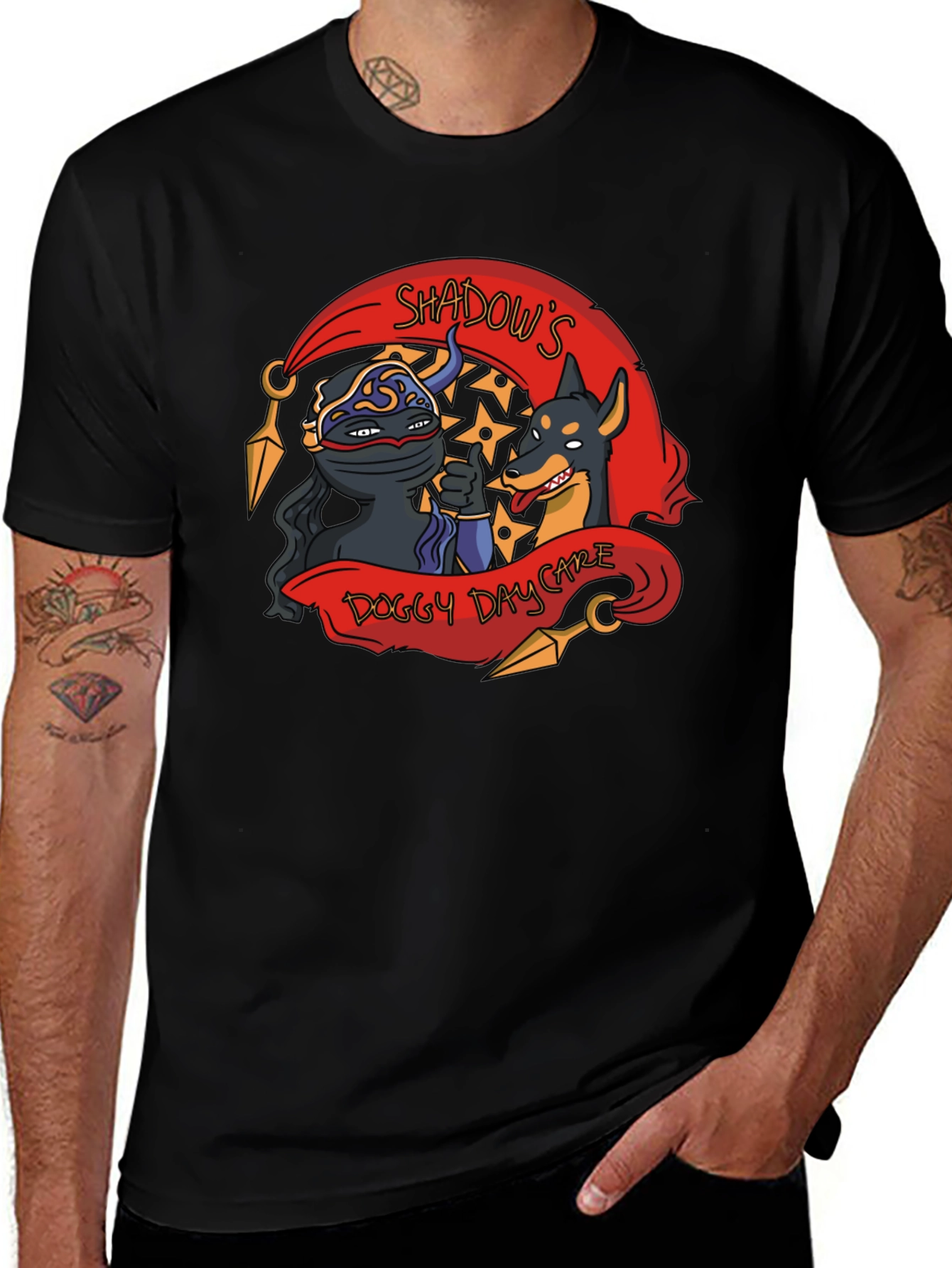 Shadows Doggy Daycare T-Shirt - Funny Dog Lover Tee