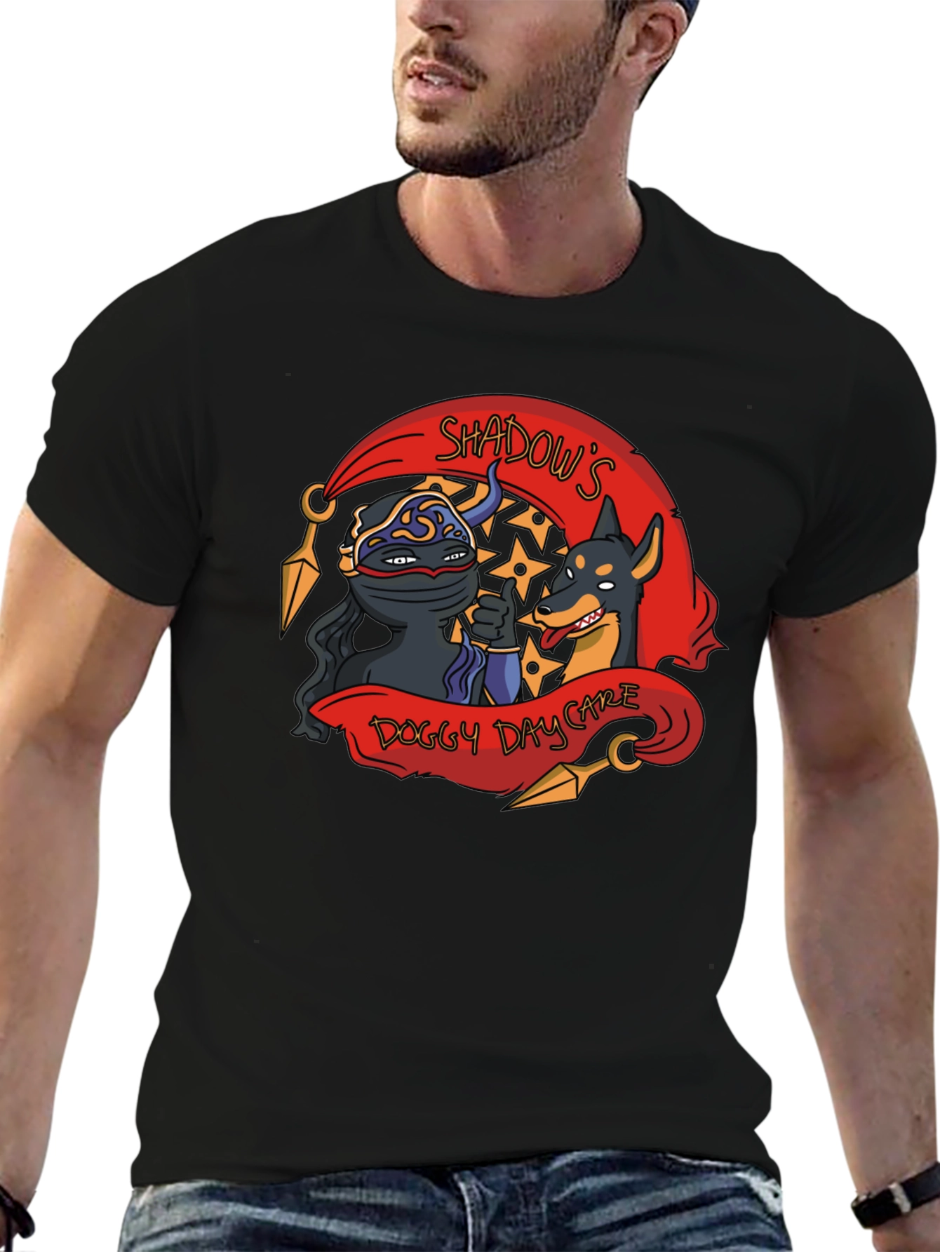 Shadows Doggy Daycare T-Shirt - Funny Dog Lover Tee