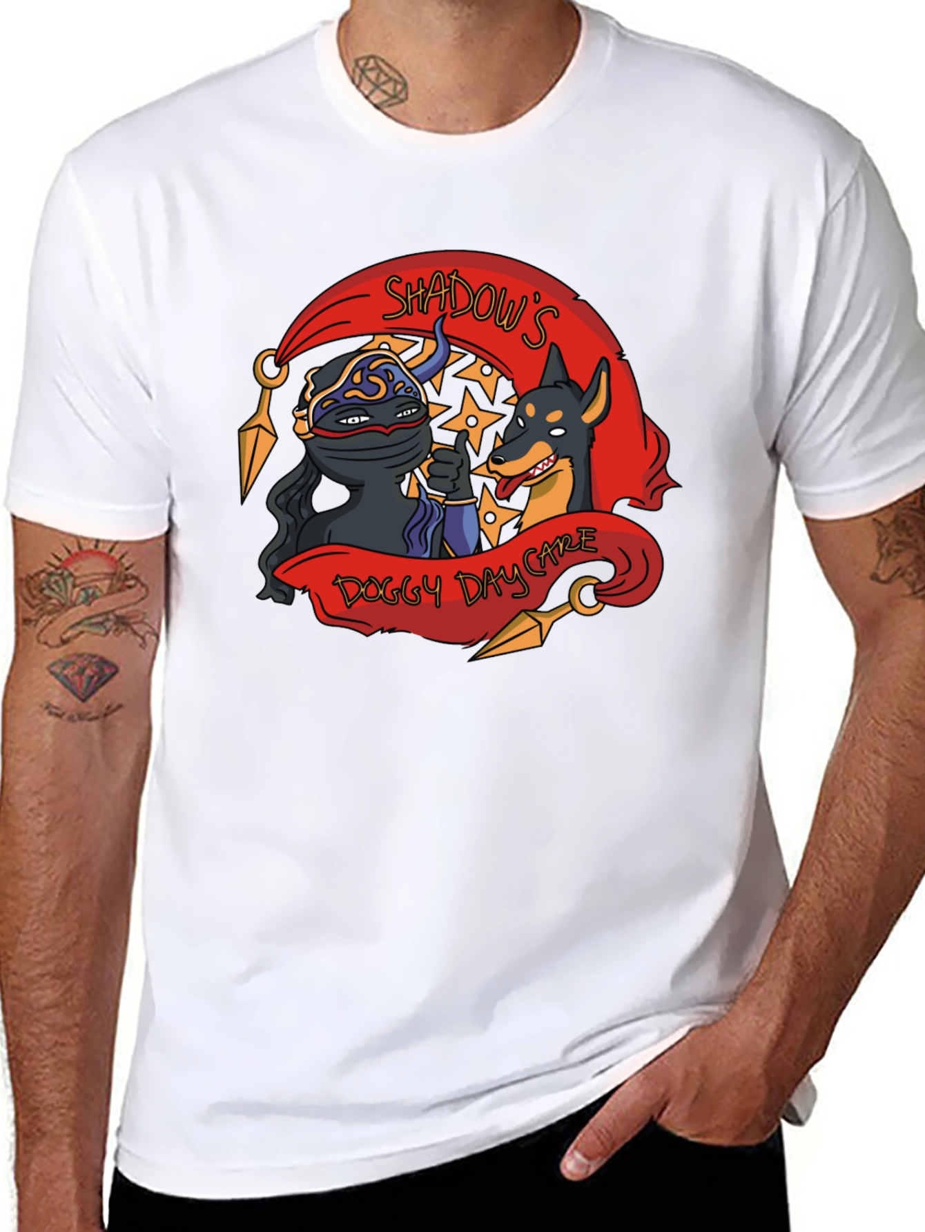 Shadows Doggy Daycare T-Shirt - Funny Dog Lover Tee