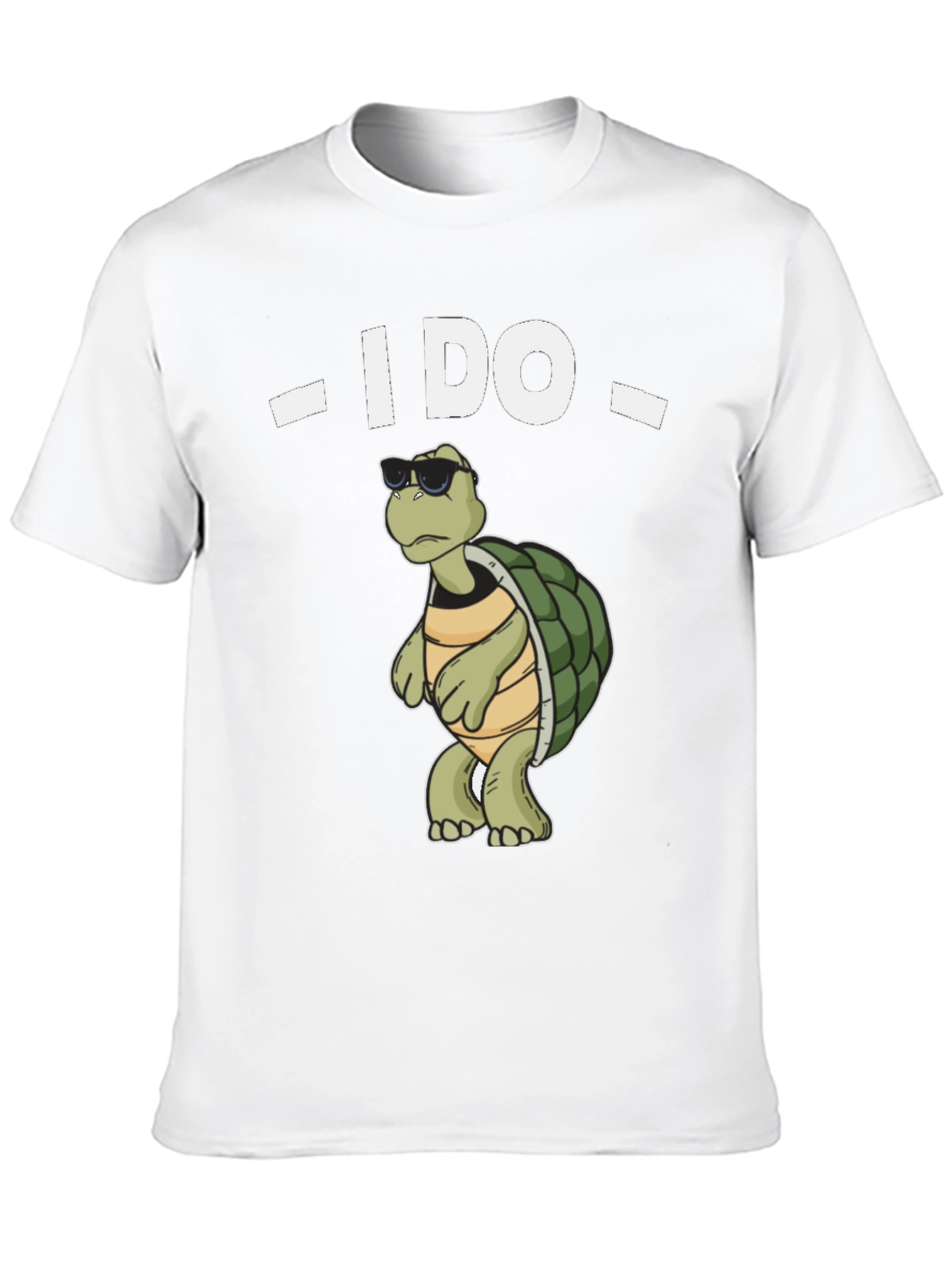 Cool Turtle I Do Black T-Shirt
