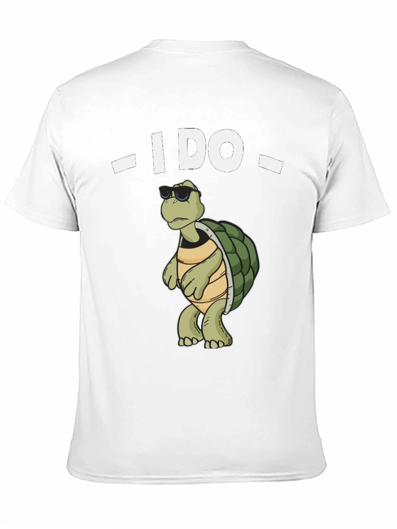 Cool Turtle I Do Black T-Shirt