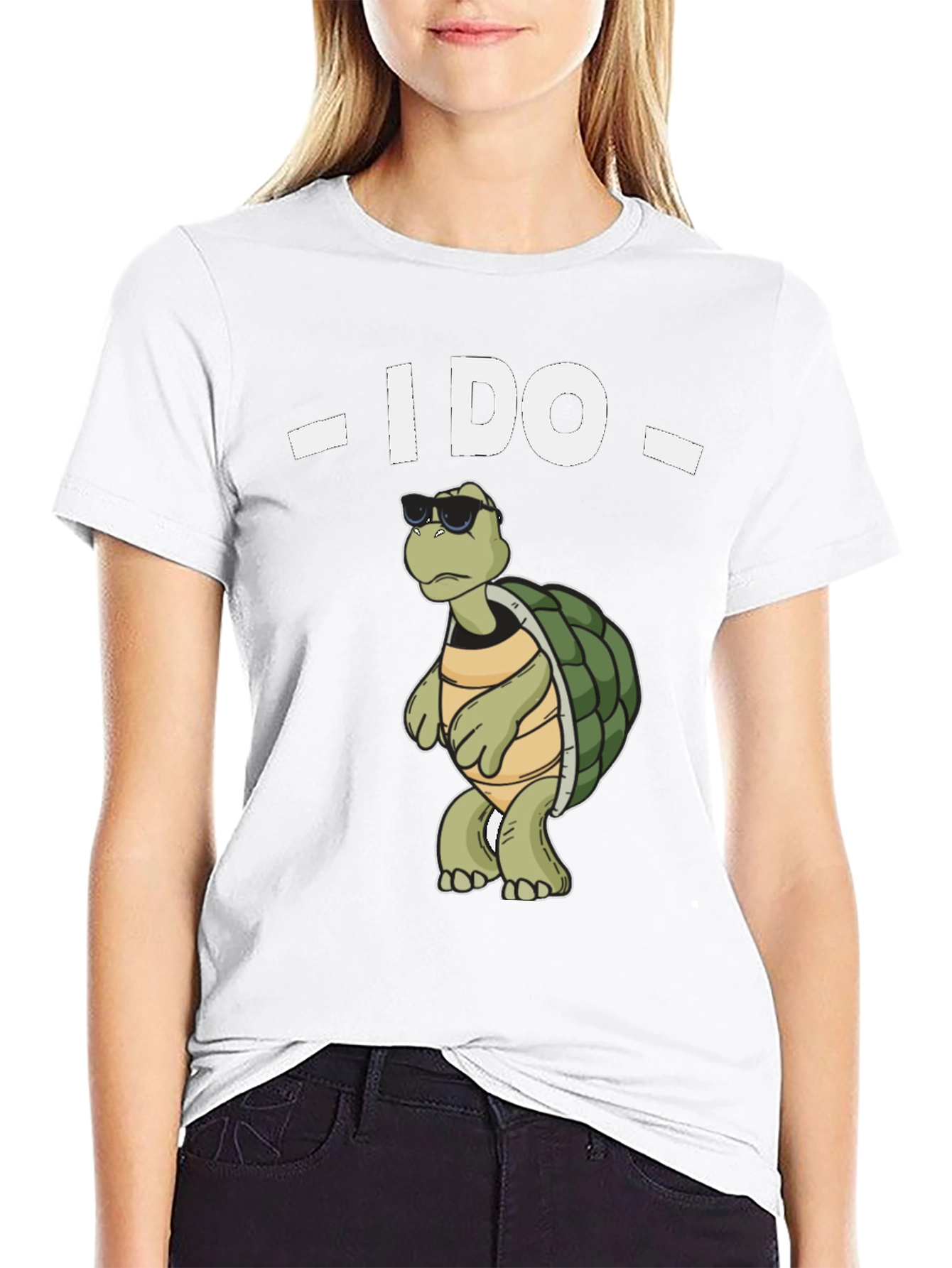 Cool Turtle I Do Black T-Shirt