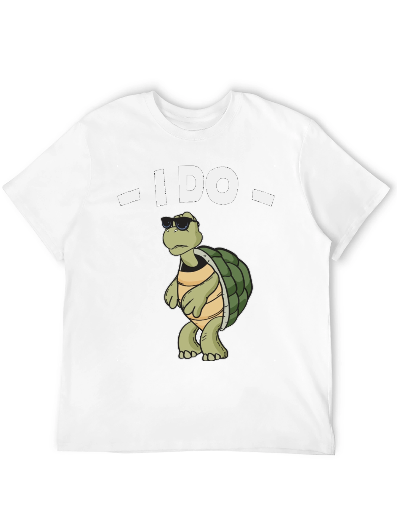 Cool Turtle I Do Black T-Shirt