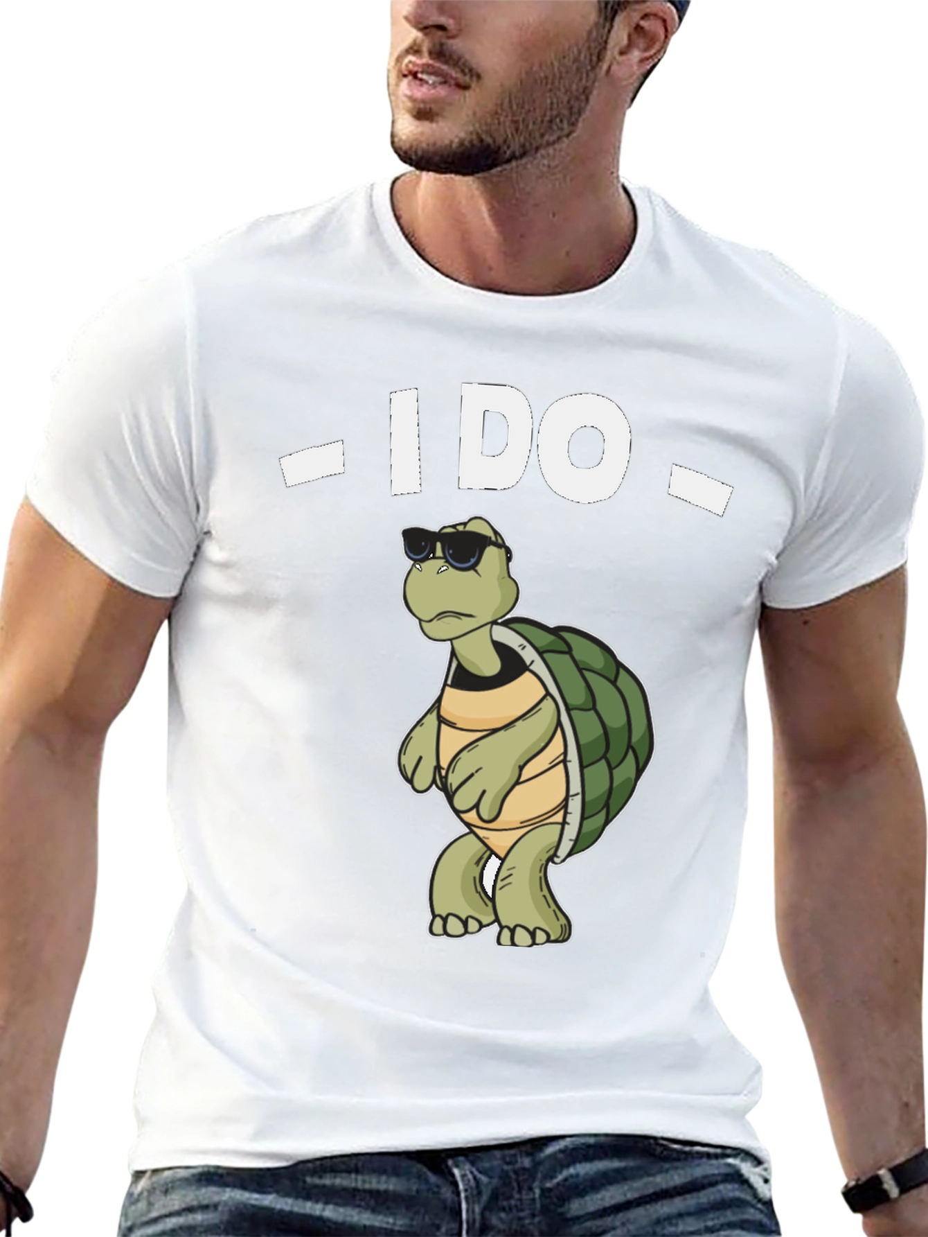 Cool Turtle I Do Black T-Shirt