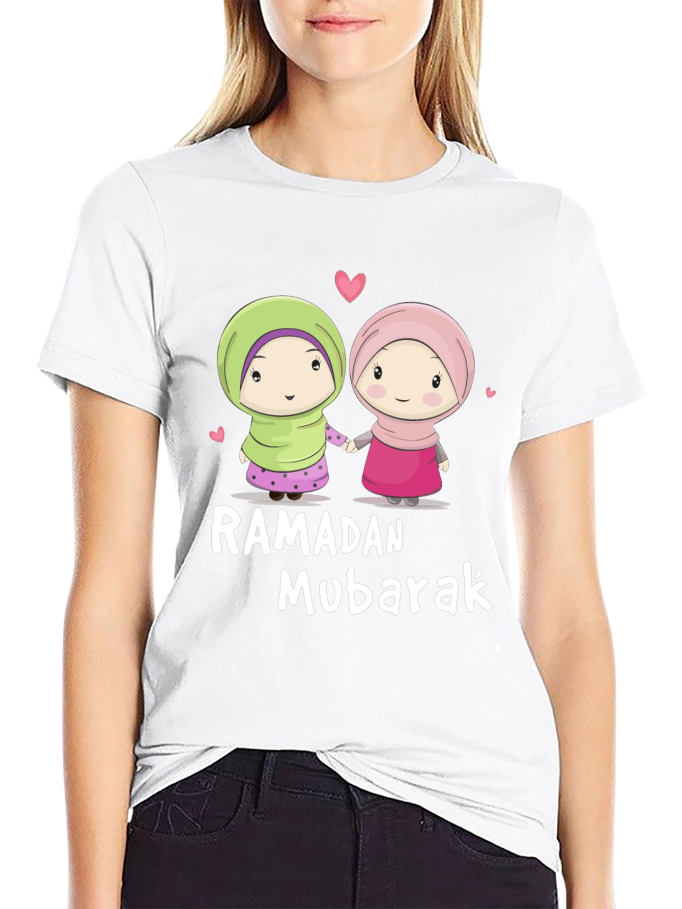 Ramadan Mubarak Cartoon T-Shirt