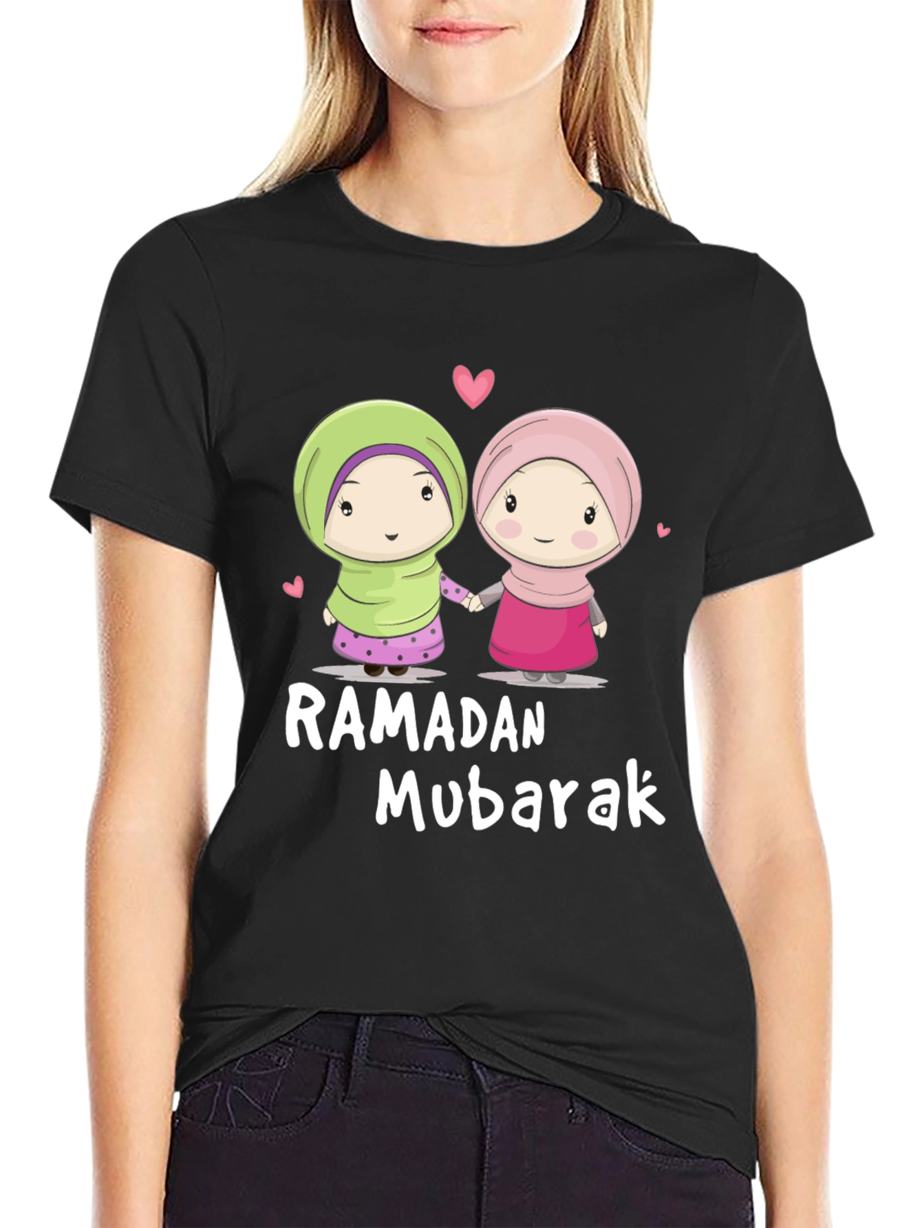 Ramadan Mubarak Cartoon T-Shirt