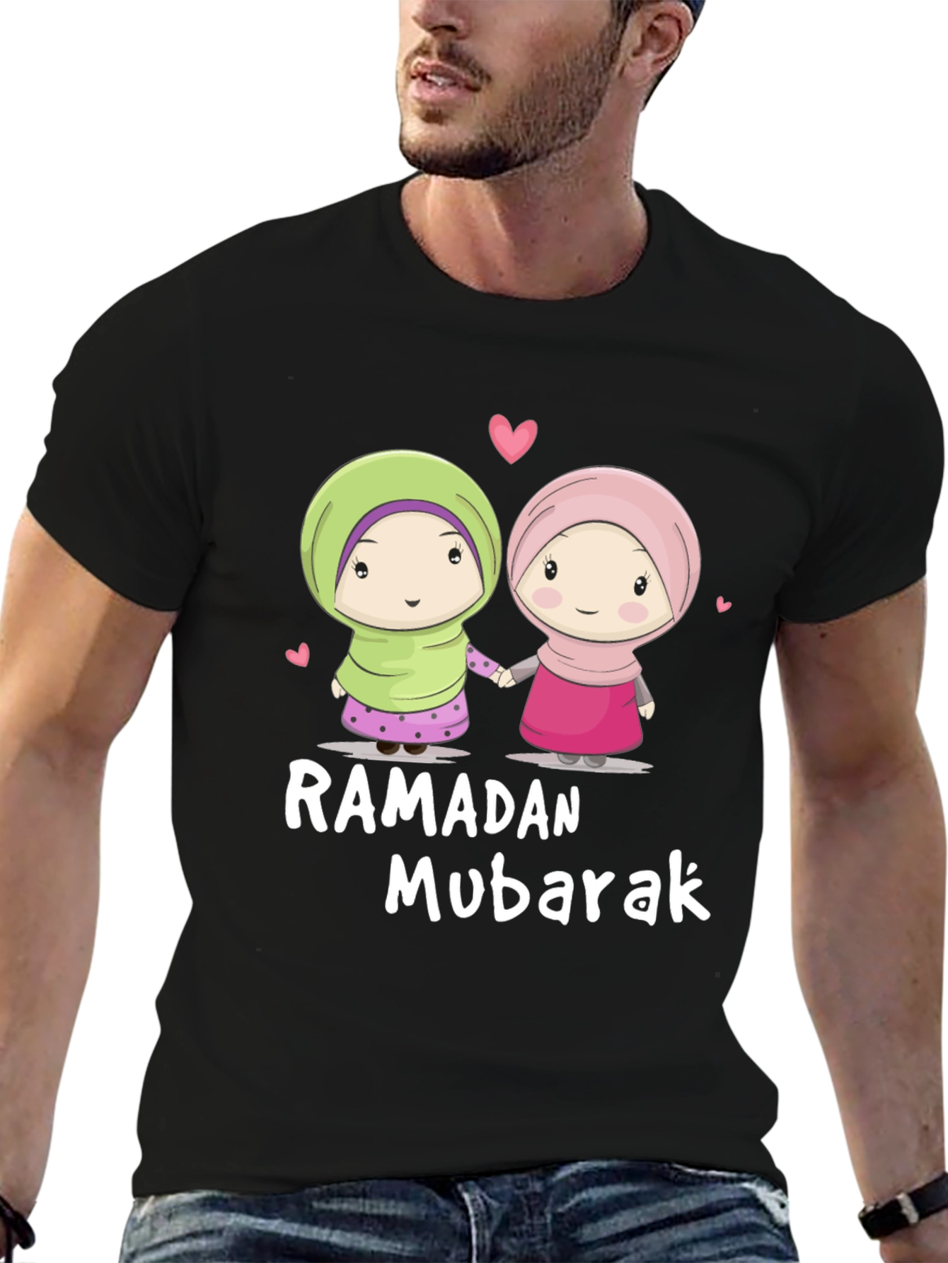 Ramadan Mubarak Cartoon T-Shirt