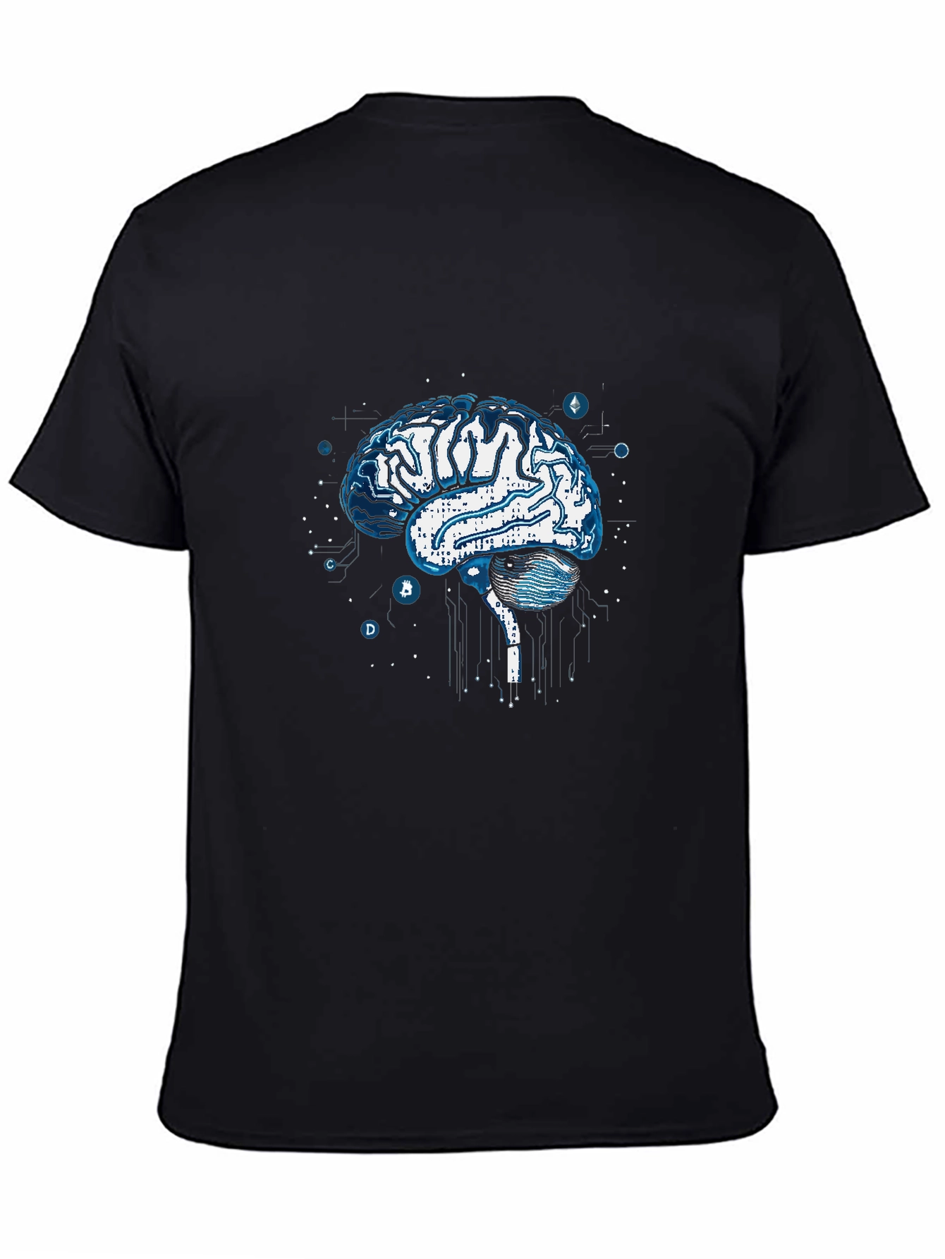 Brain Circuit T-Shirt - Modern Tech Design