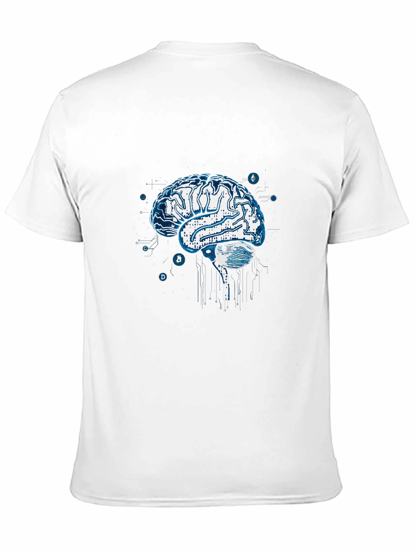 Brain Circuit T-Shirt - Modern Tech Design