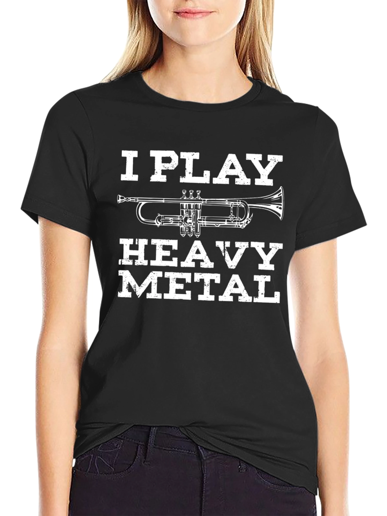 I Play Heavy Metal Trumpet T-Shirt