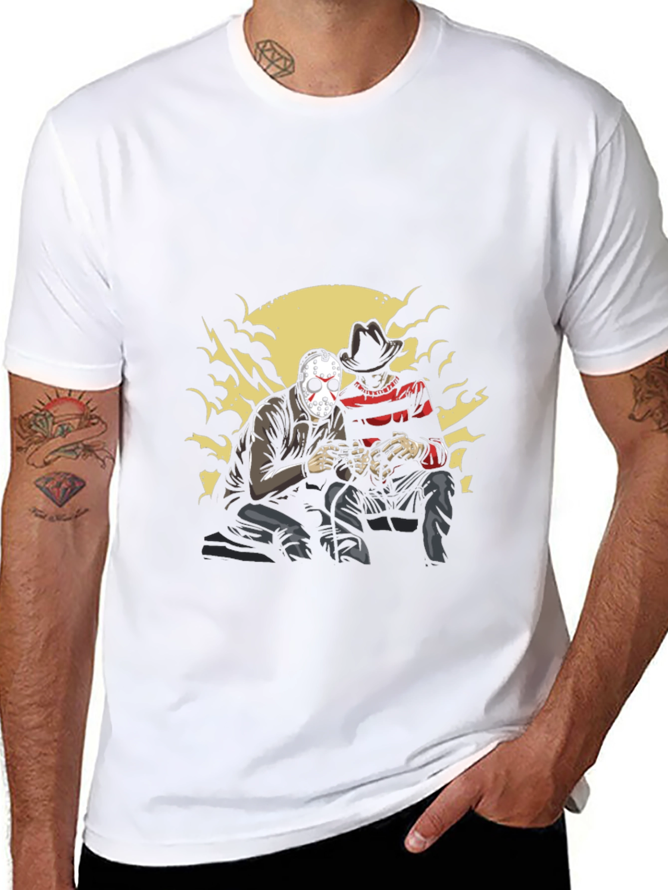 Horror Movie Characters Graphic Tee