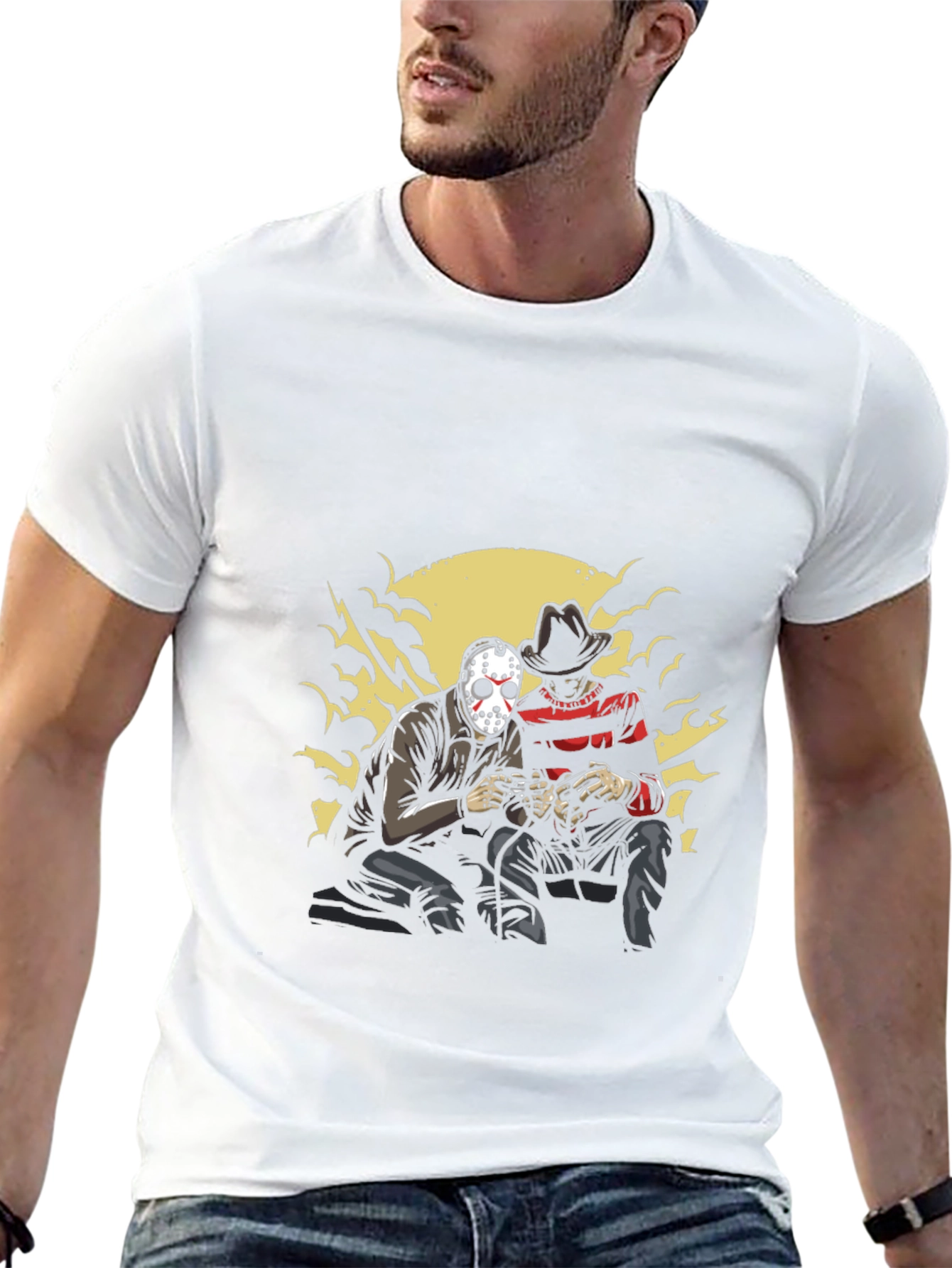 Horror Movie Characters Graphic Tee