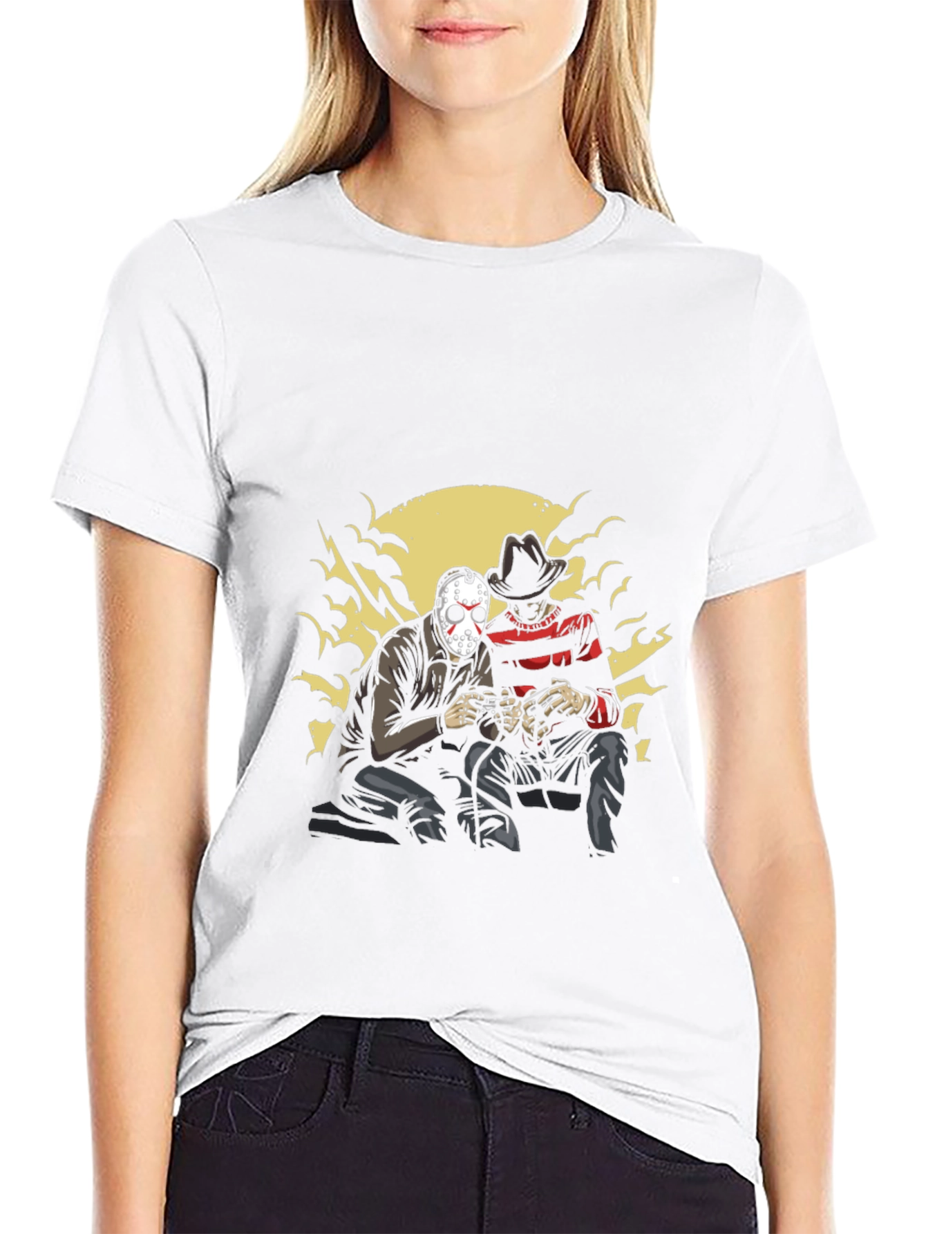 Horror Movie Characters Graphic Tee