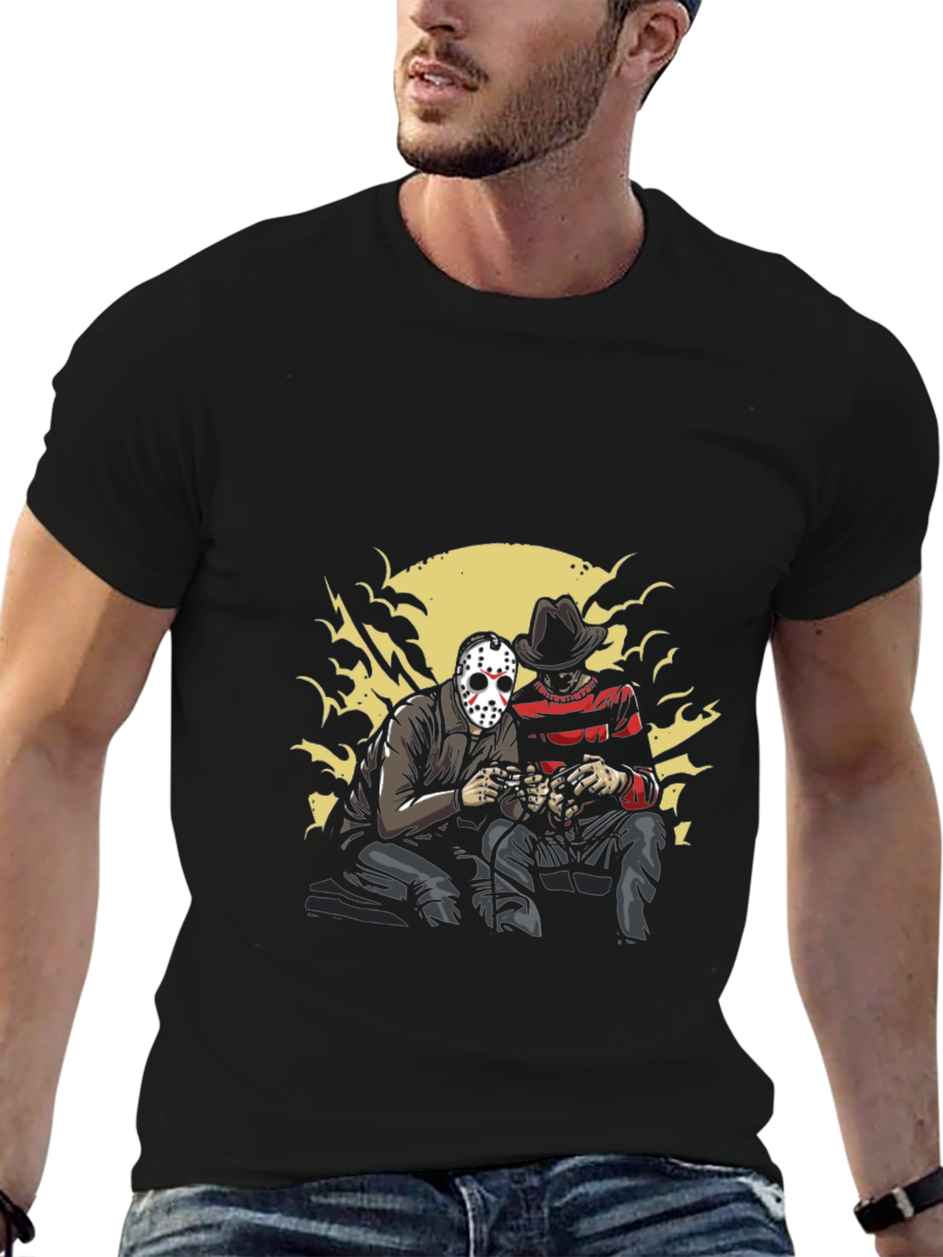 Horror Movie Characters Graphic Tee