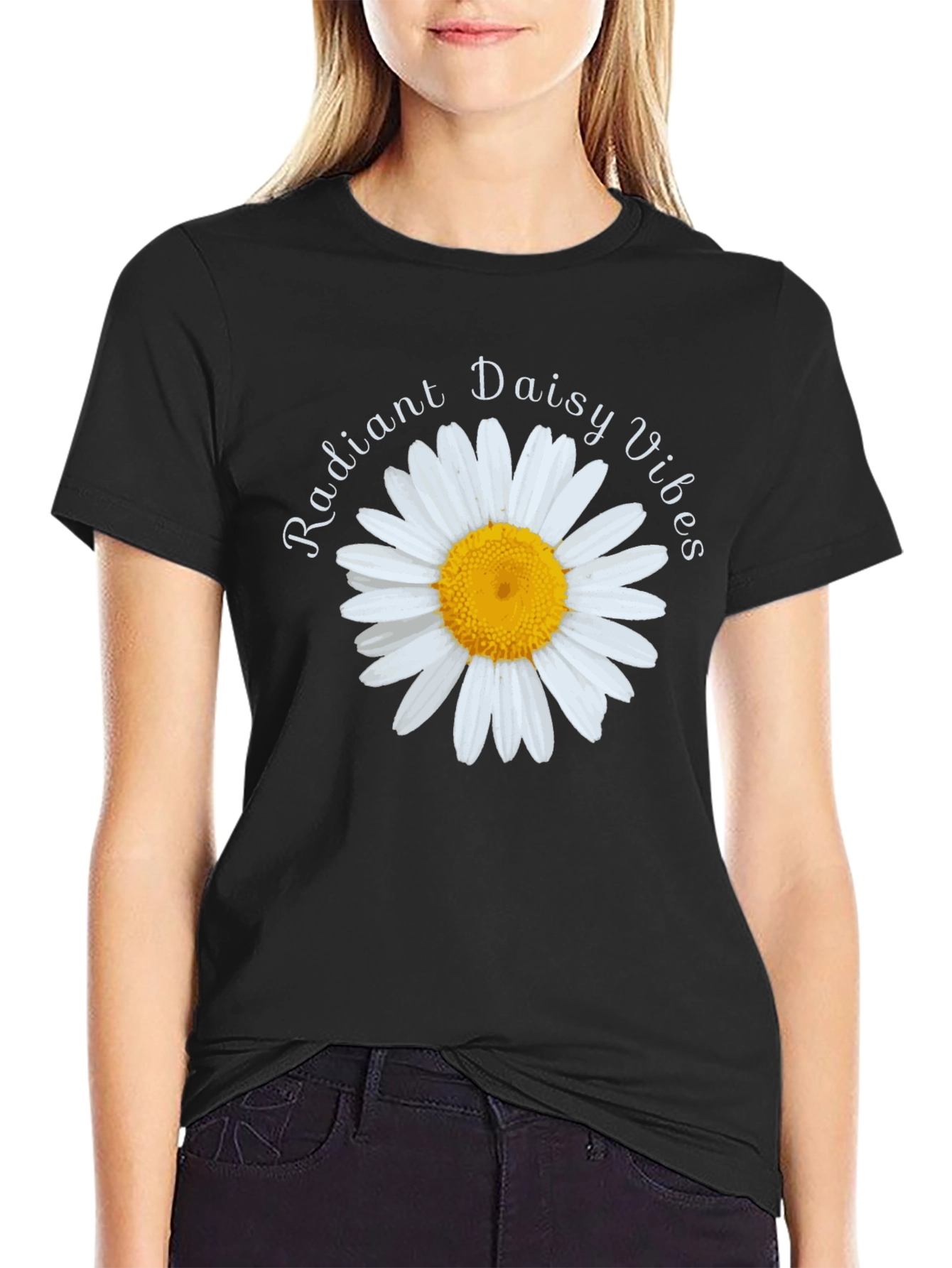 Radiant Daisy Vibes Graphic Tee - Unisex Soft Cotton