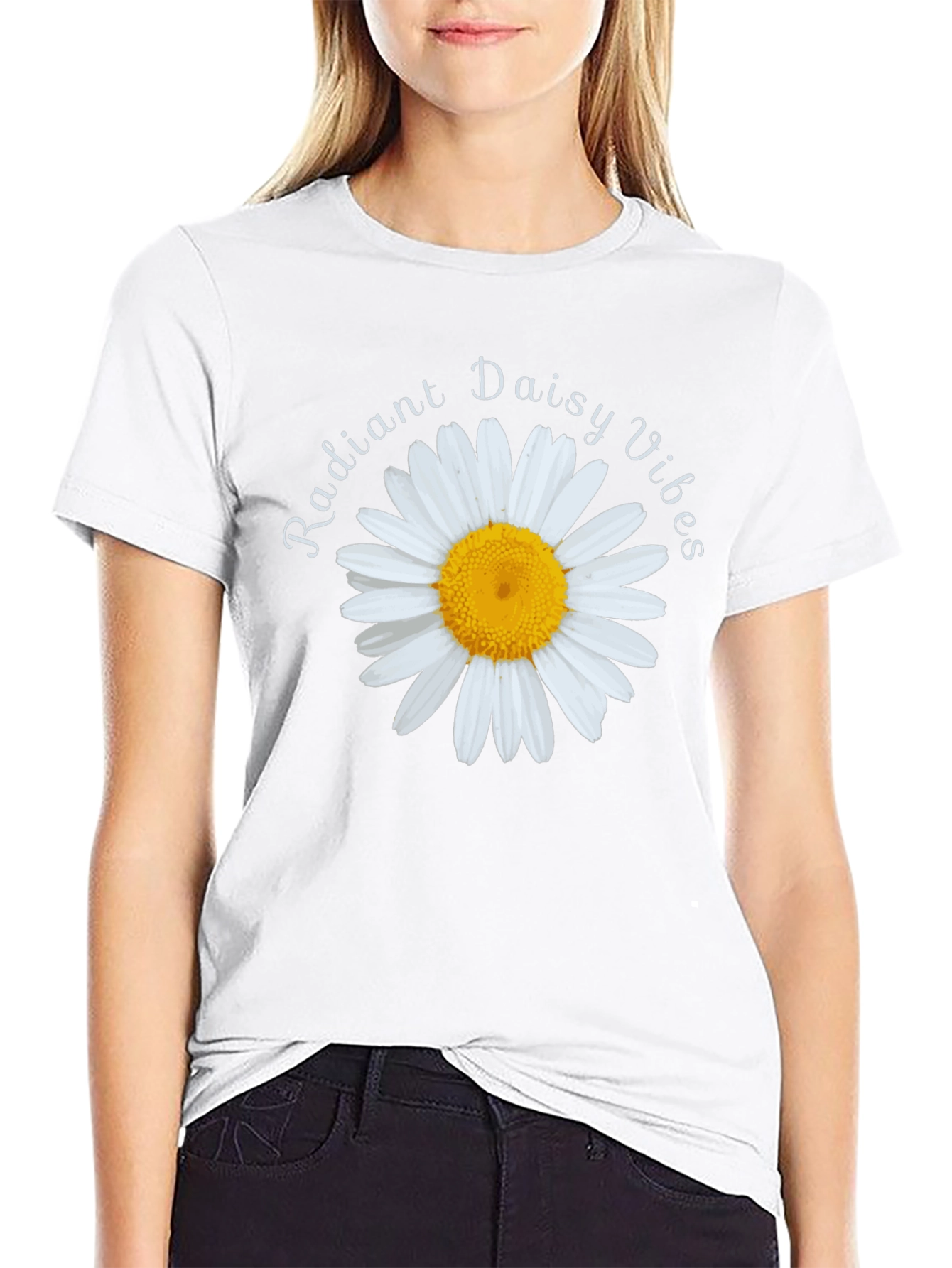 Radiant Daisy Vibes Graphic Tee - Unisex Soft Cotton