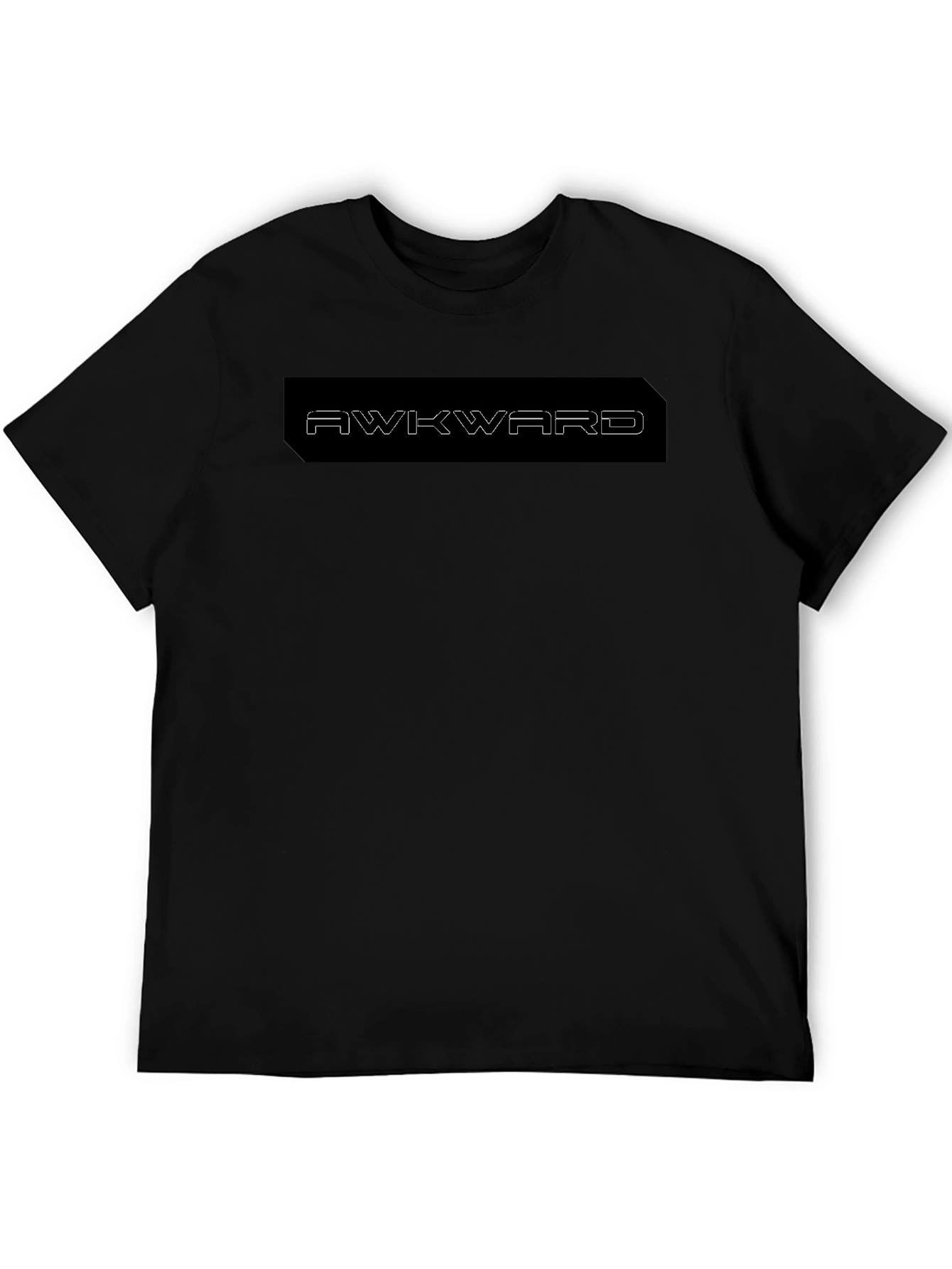 Awkward Graphic Black T-Shirt