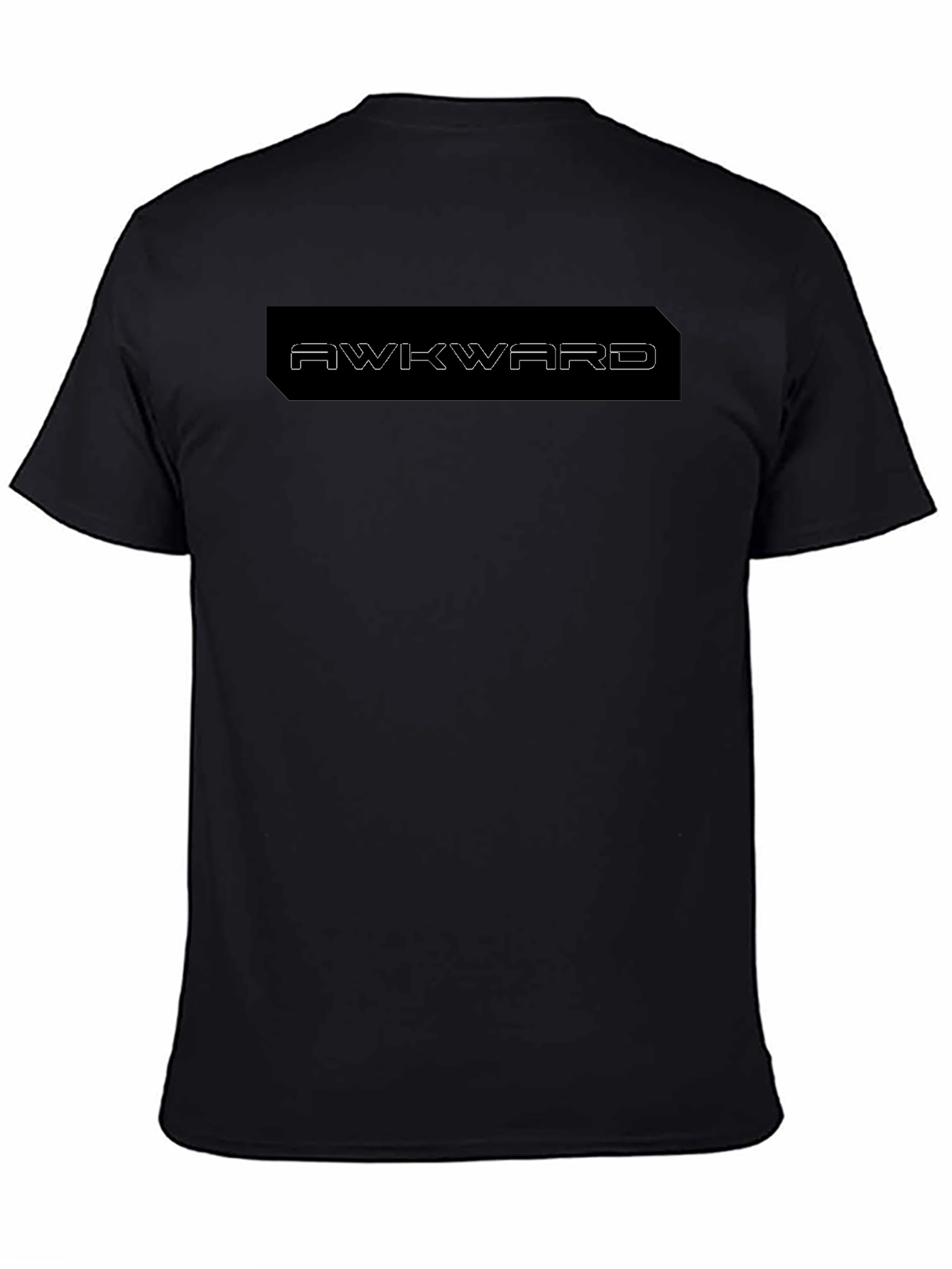 Awkward Graphic Black T-Shirt
