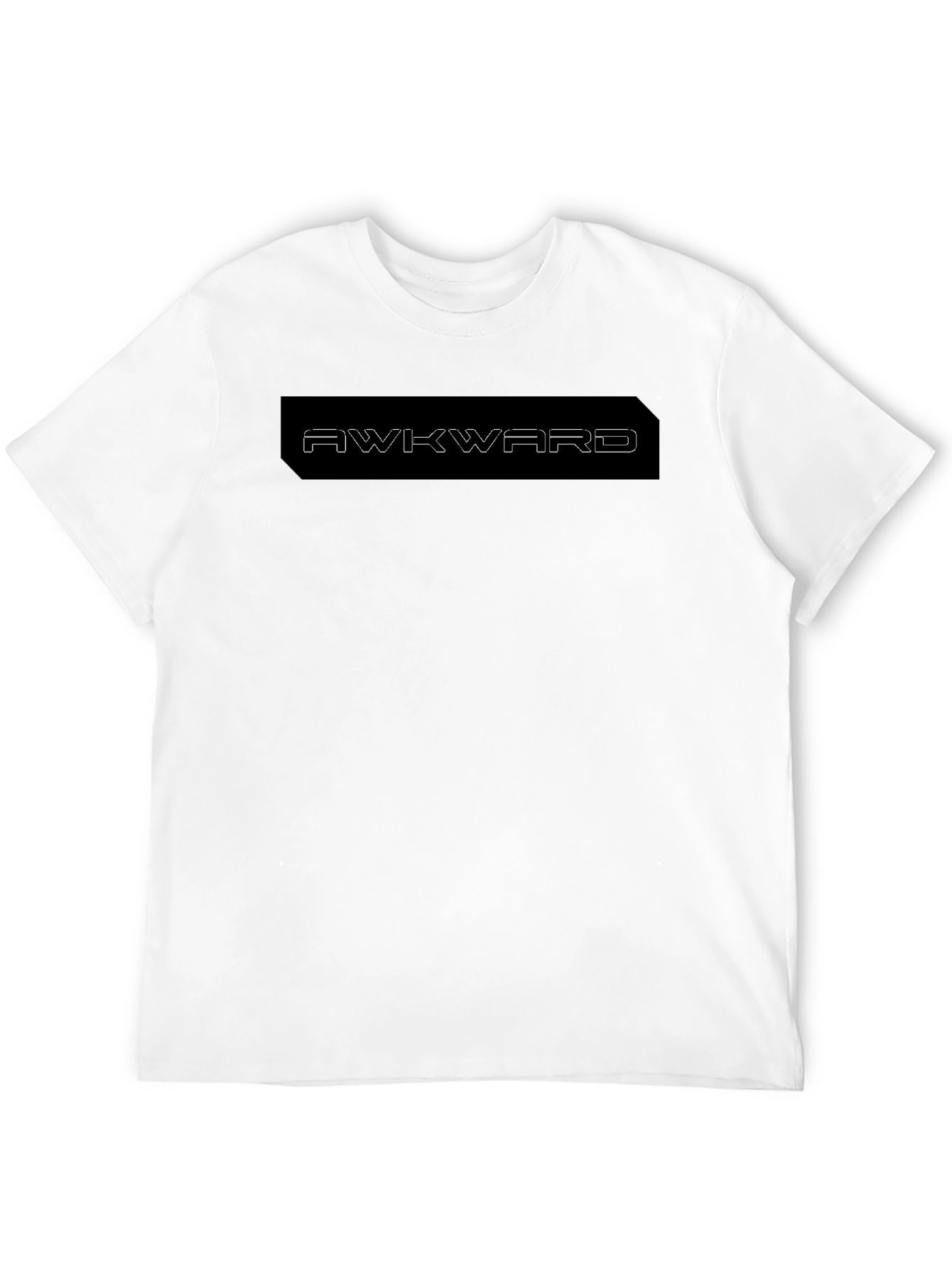 Awkward Graphic Black T-Shirt