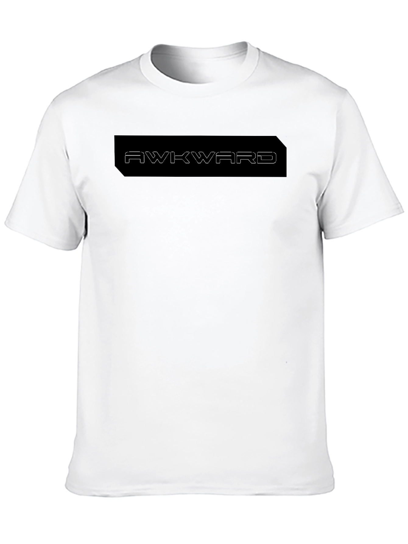 Awkward Graphic Black T-Shirt