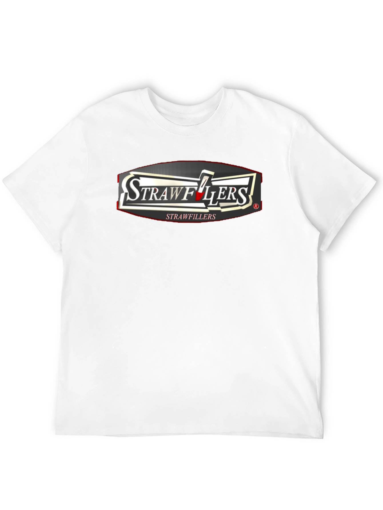 Strawfillers Black Graphic T-Shirt